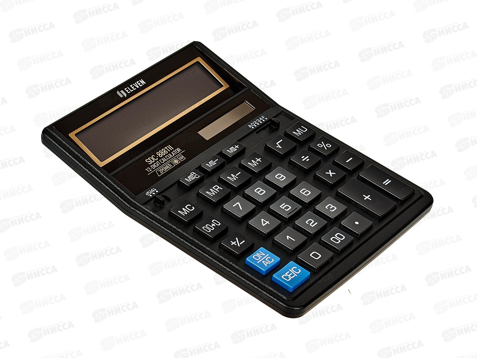 Калькулятор Eleven SDC-888TII 12 разрядный,бухгалтерский настольный339221  *10/40