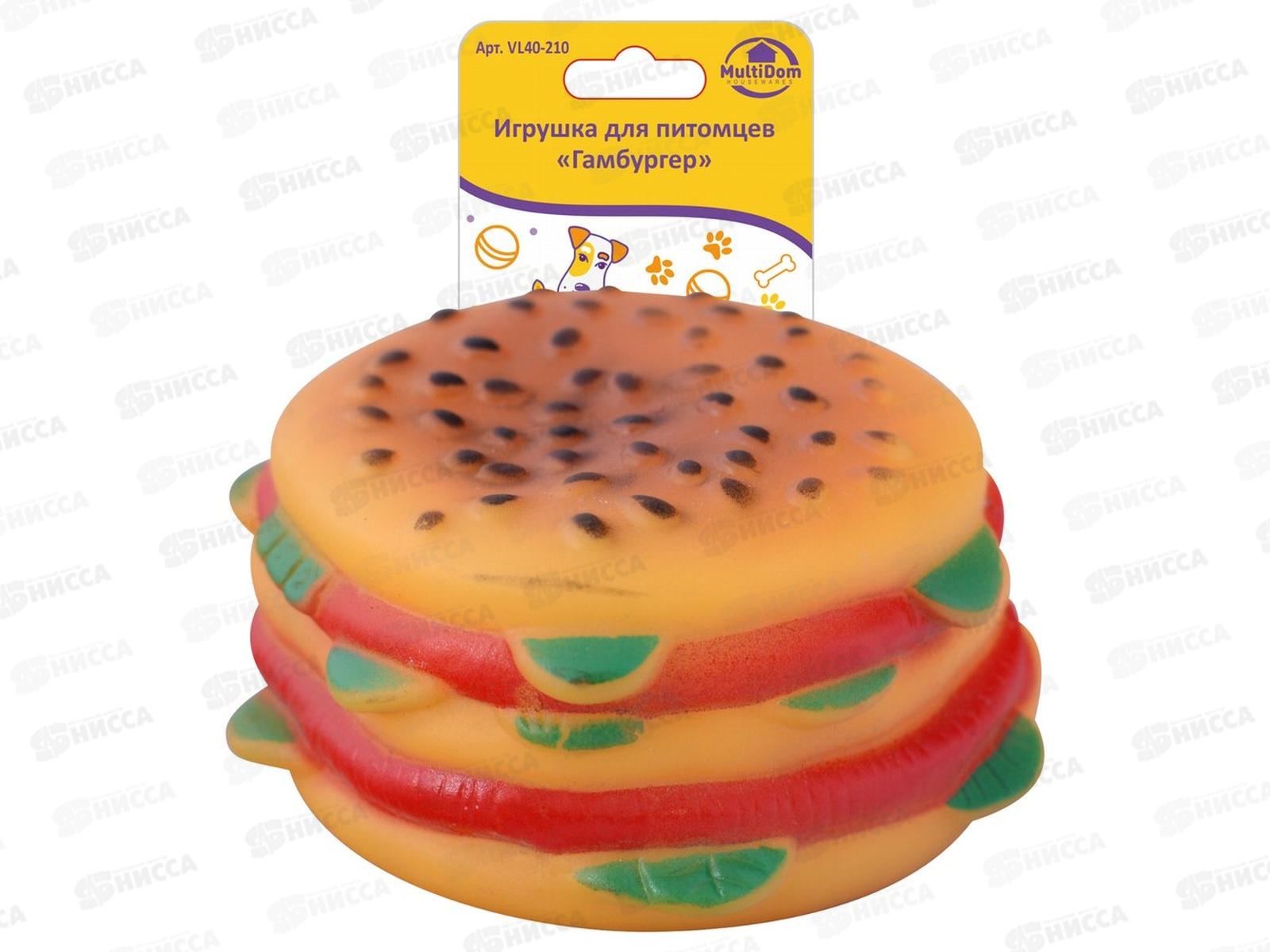 Игрушка для питомцев Гамбургер 4,5*8см  VL40-210 *12