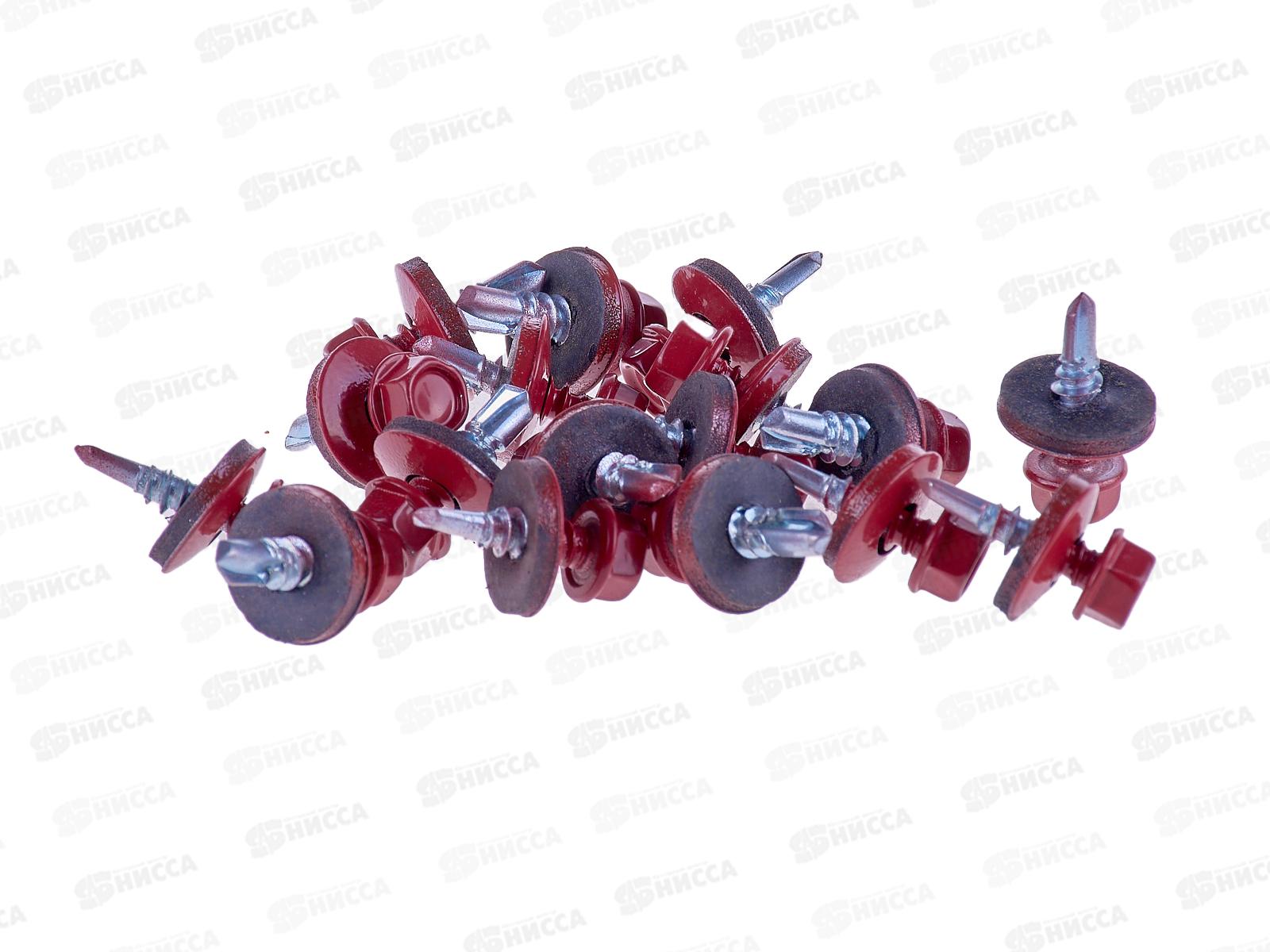 Саморез кровельный RAL3003 5,5*19 (300шт) Рубиново-красный, Zitar  *16