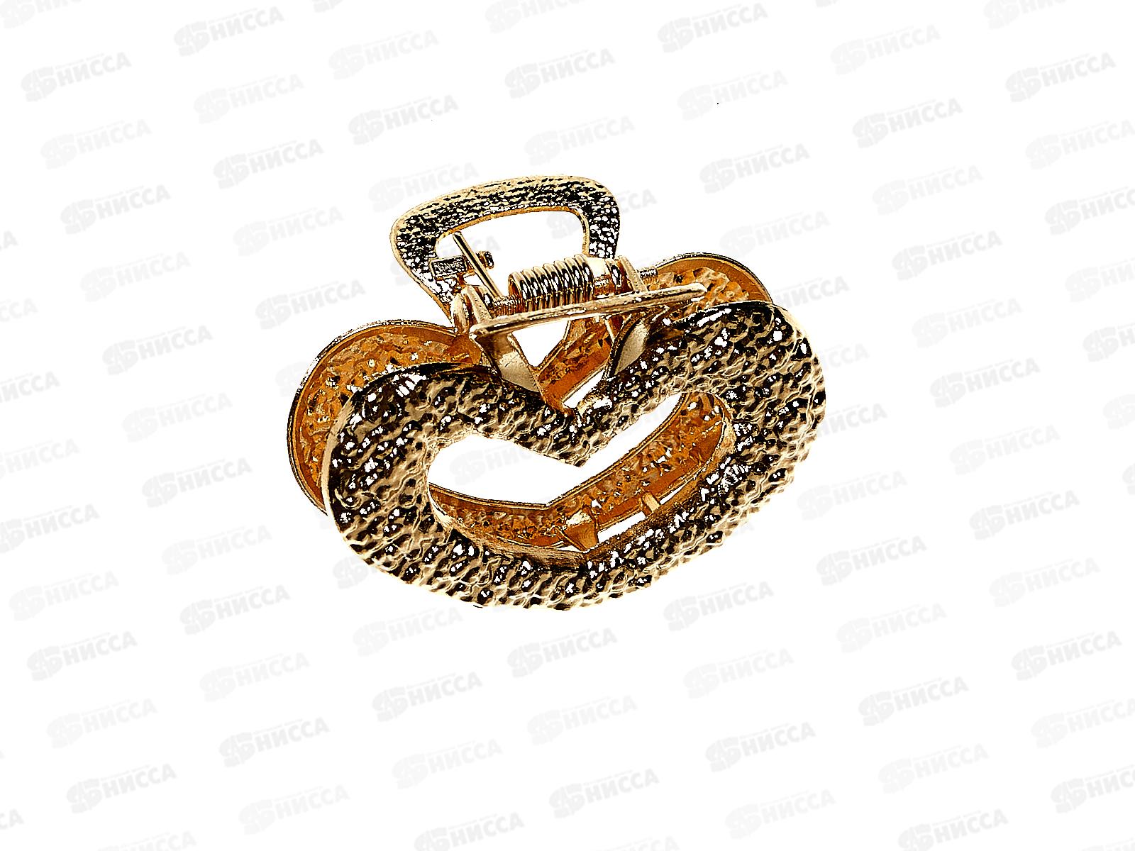 Краб металлический 40мм. &quotСердечко&quot №735