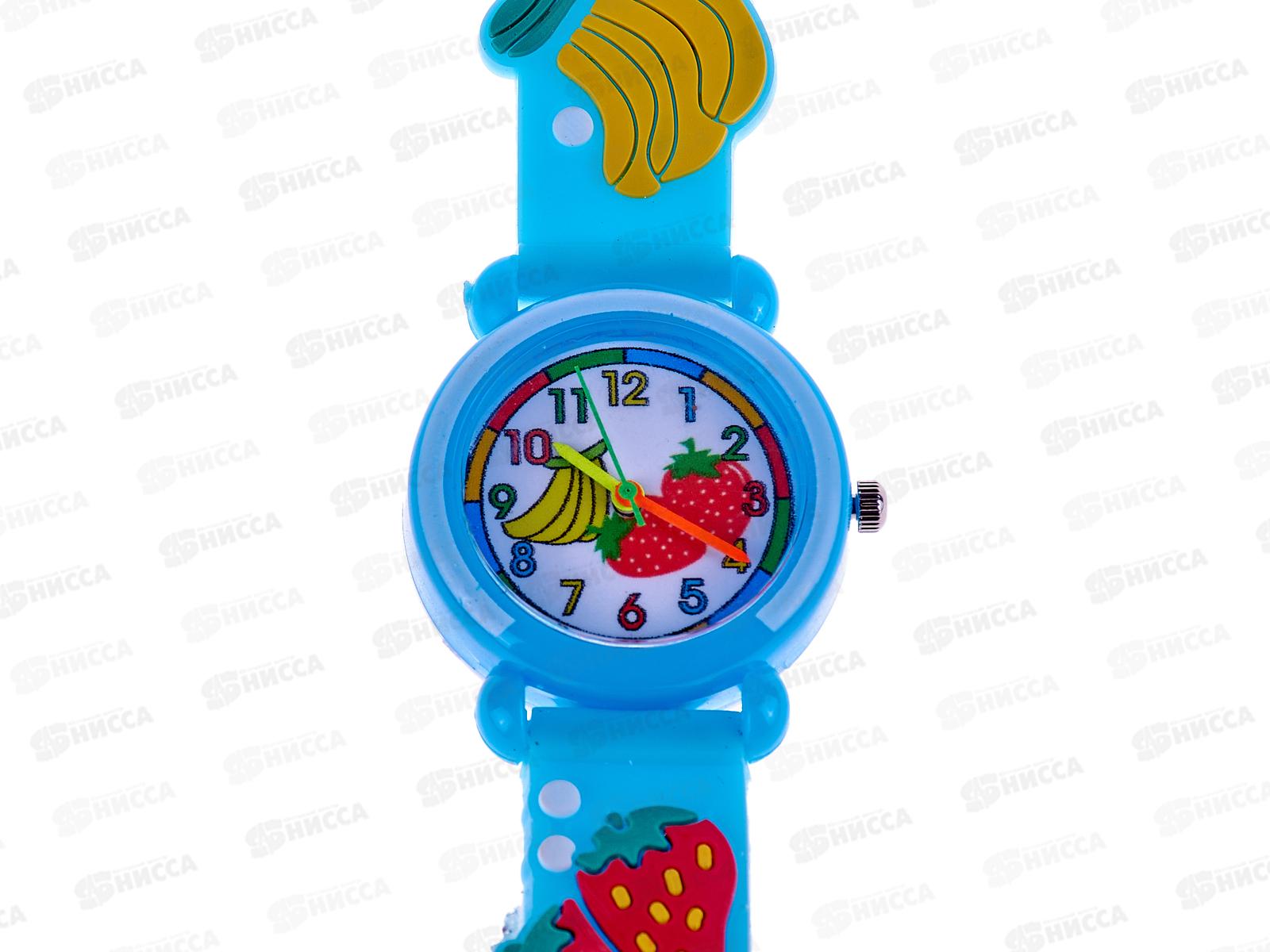 Часы детские пластик.на ремешке с фигурками