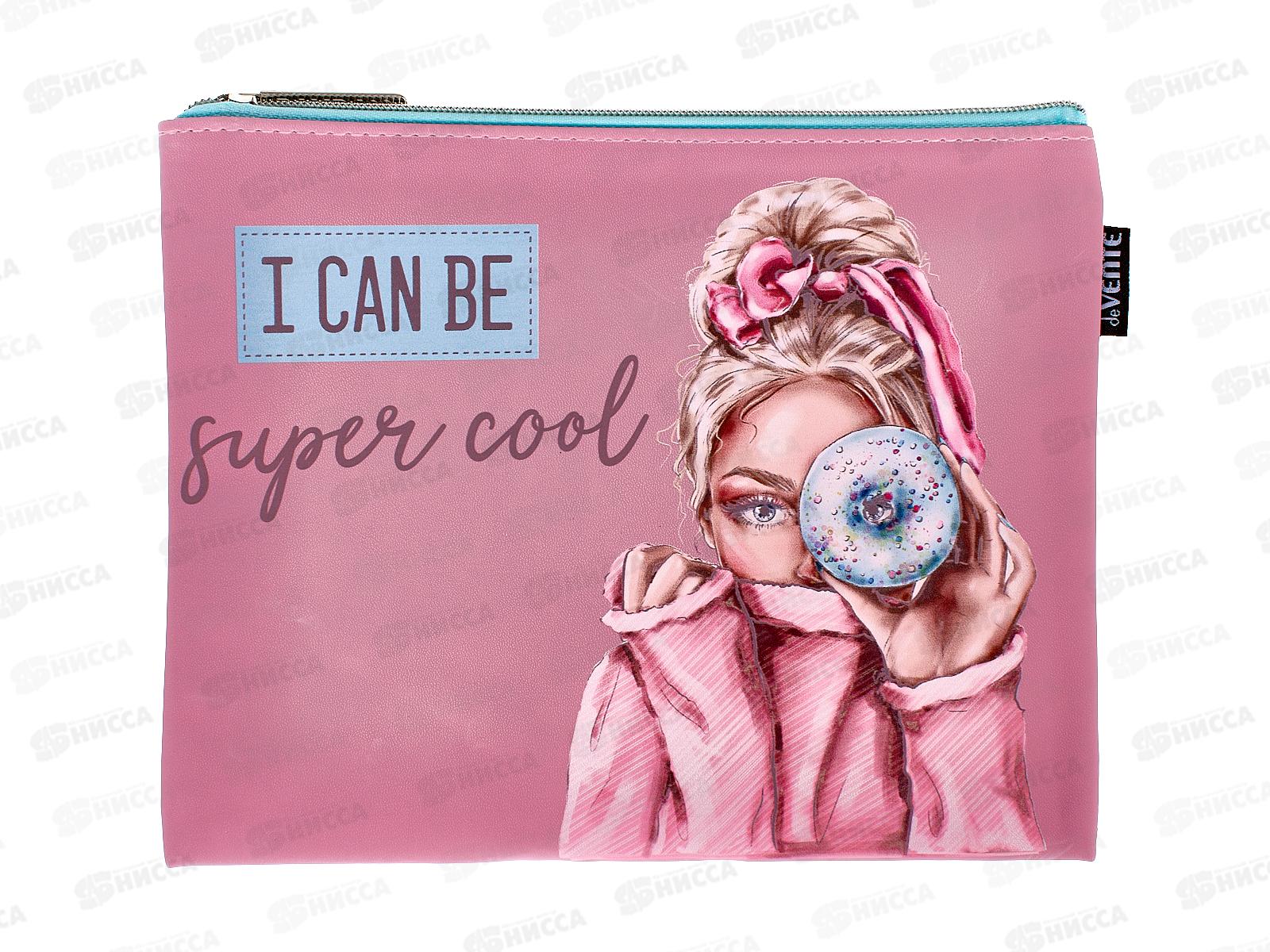 Папка д/тетр. deVente Super Cool А5 молния, иск.кожа 8056369