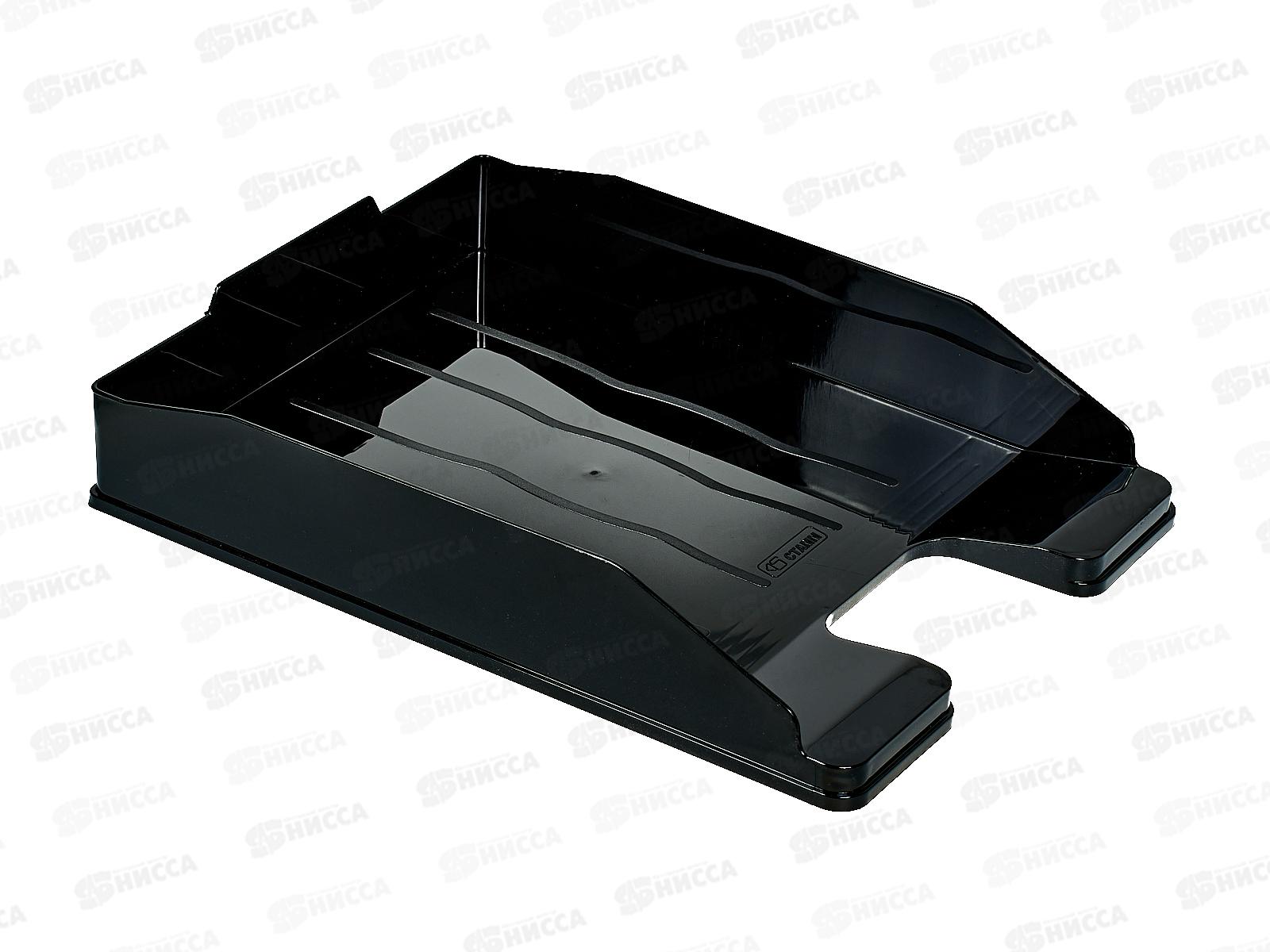 Лоток горизонтальный СТАММ Эксперт черн,ЛТГ-30566*6