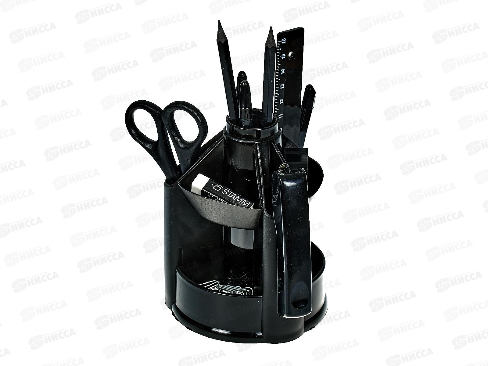 Органайзер настольный СТАММ Mini Desk, черный ОРН-30480 *6