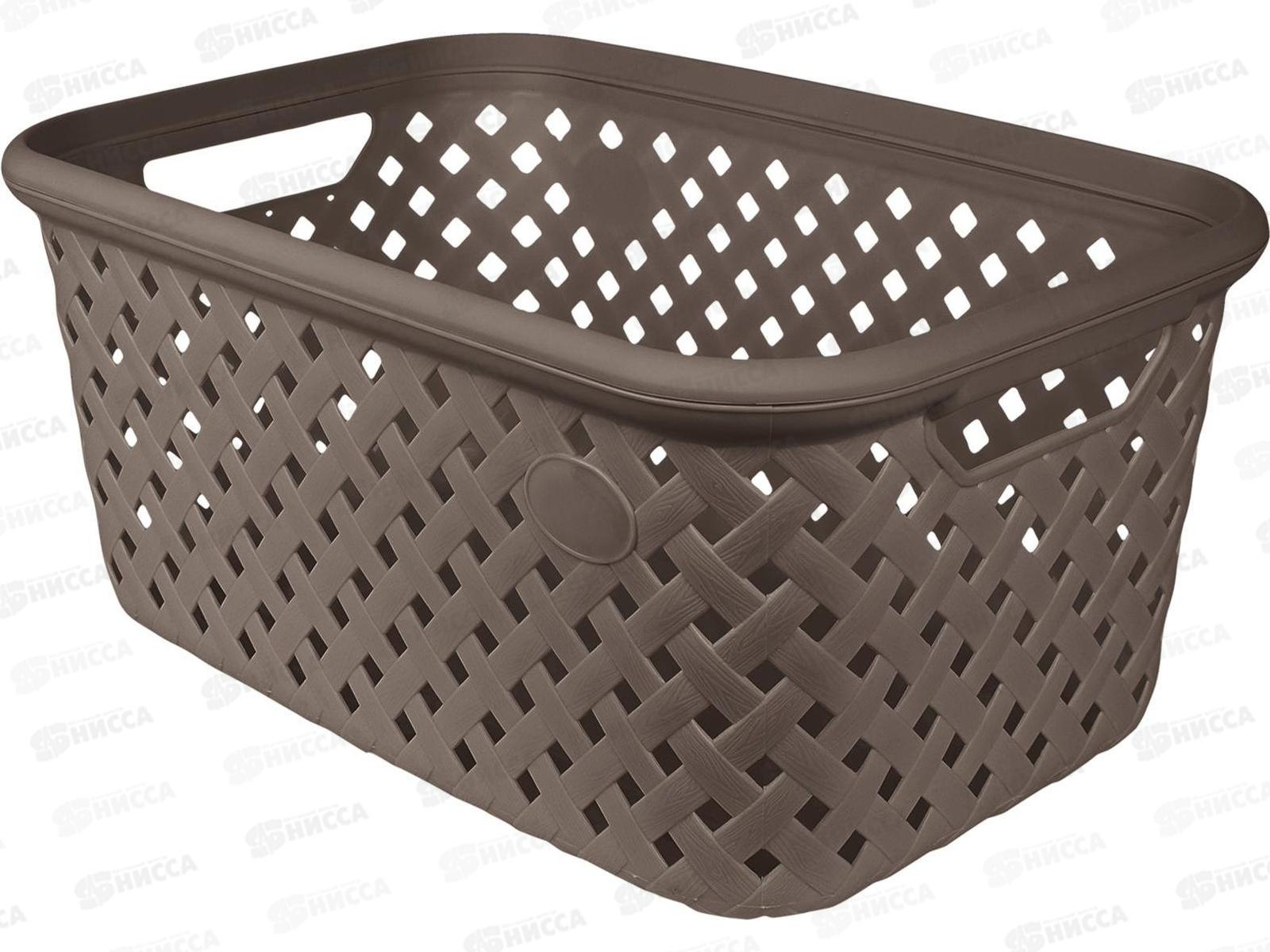 Корзина 30л Plast Team Шоколадный мокко РТ408910015