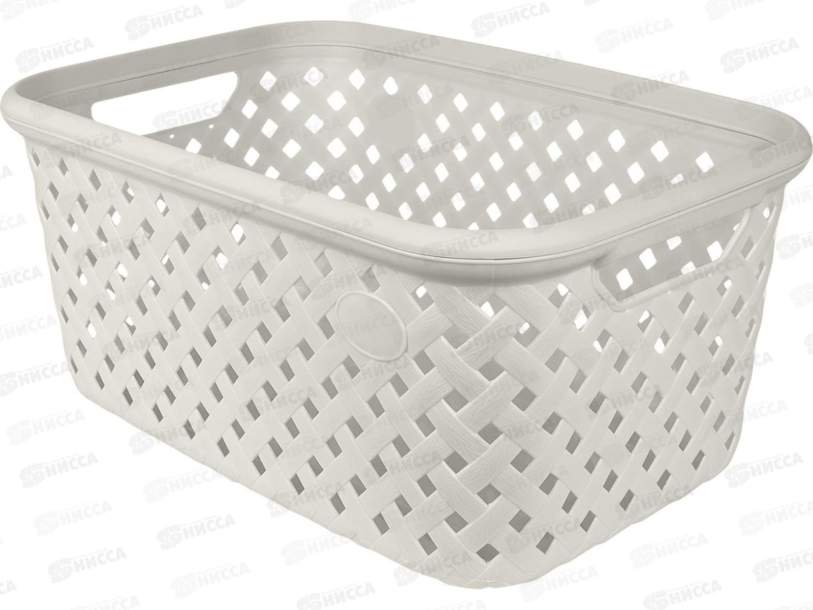 Корзина 30л Plast Team Молочный туман РТ408910048