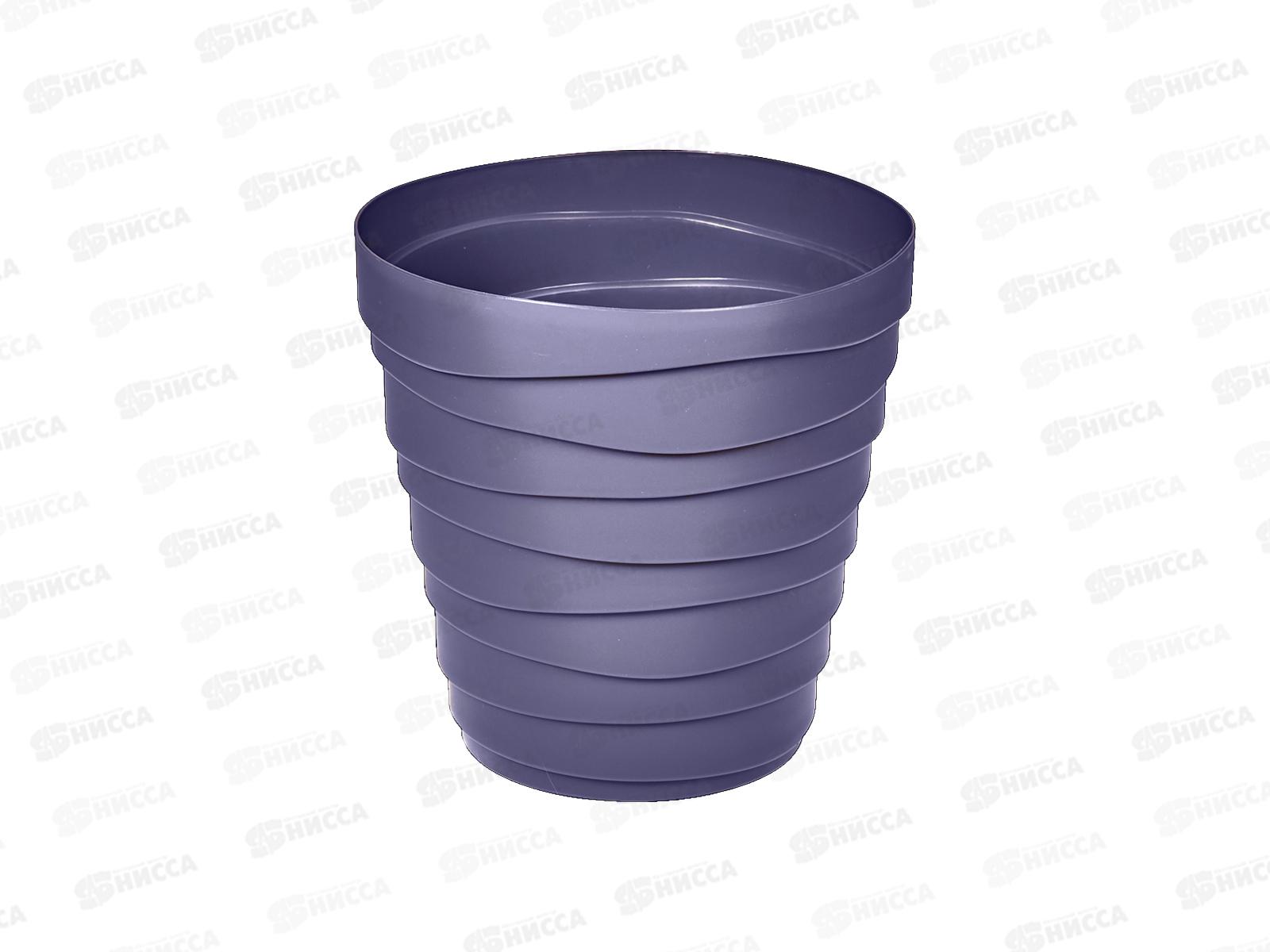 Кашпо &quotБархан&quot 3,5л Антрацит КШ-4320 *16