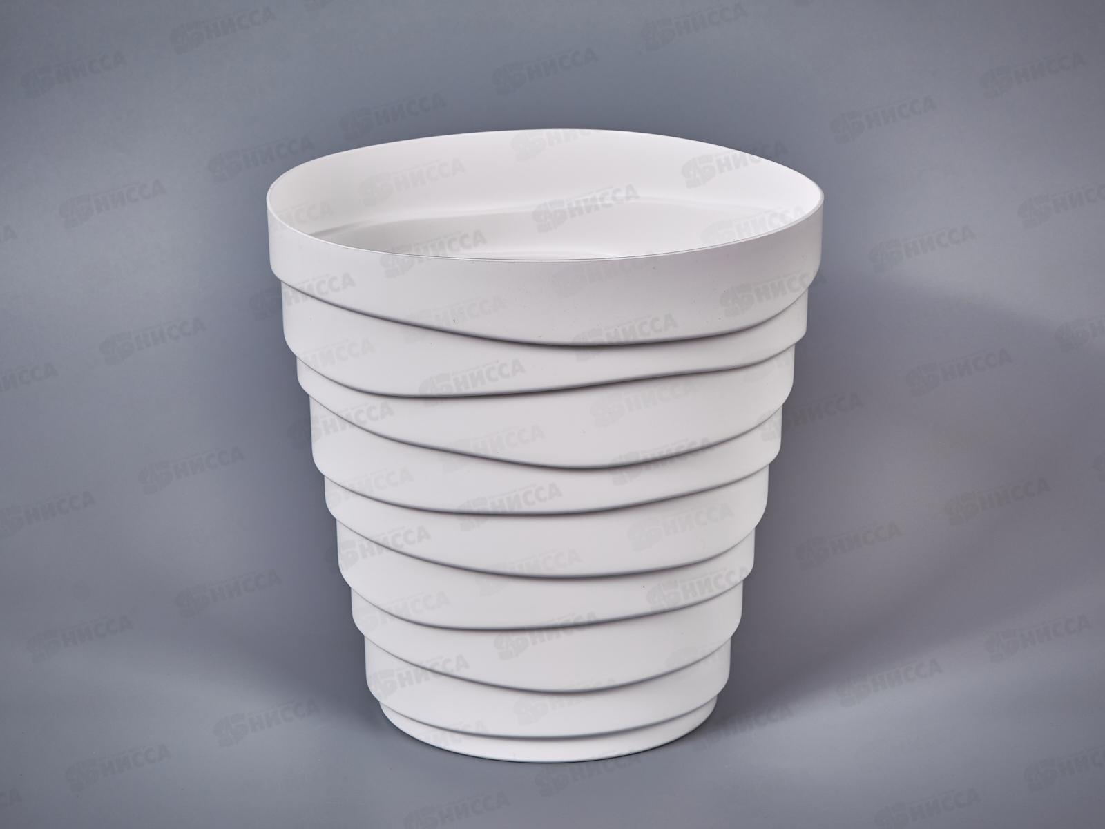 Кашпо &quotБархан&quot 3,5л Белый КШ-4342 *16