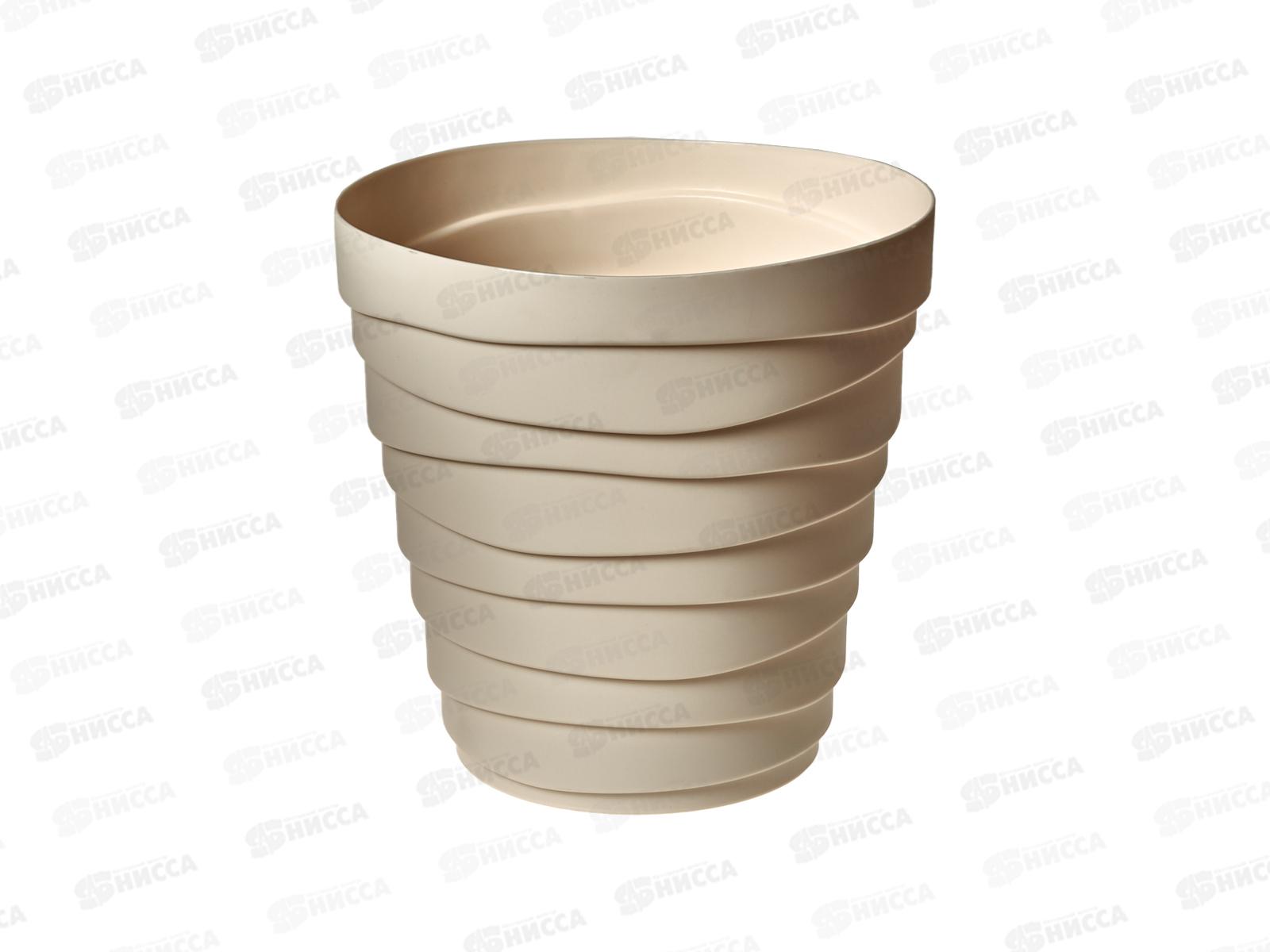 Кашпо &quotБархан&quot 3,5л Кремовый КШ-4321 *16