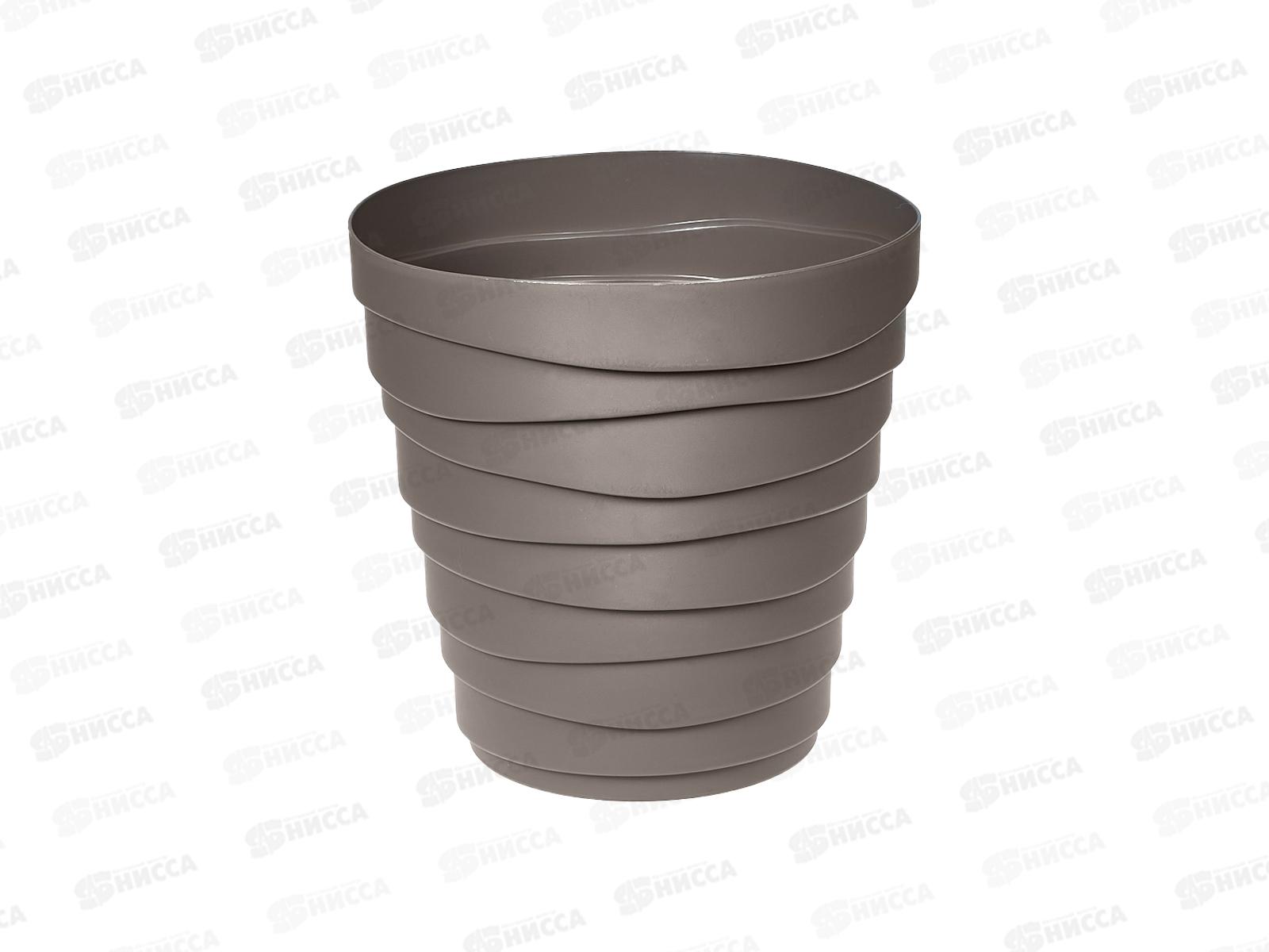 Кашпо &quotБархан&quot 3,5л Мокачино КШ-4344 *16