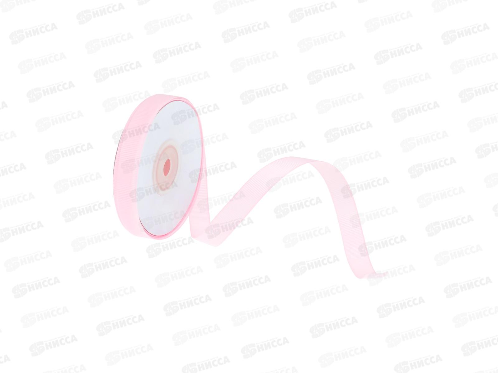Лента упаковочная MI Классика репсовая 12ммх22м розов БЛ-5628