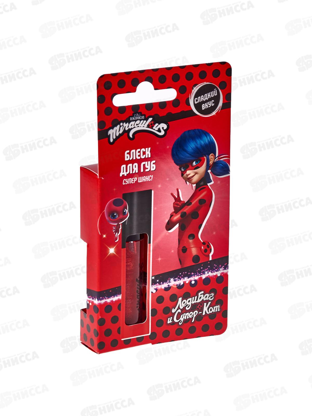Miraculous Блеск для губ 3,5г Леди Баг и Супер Кот *12
