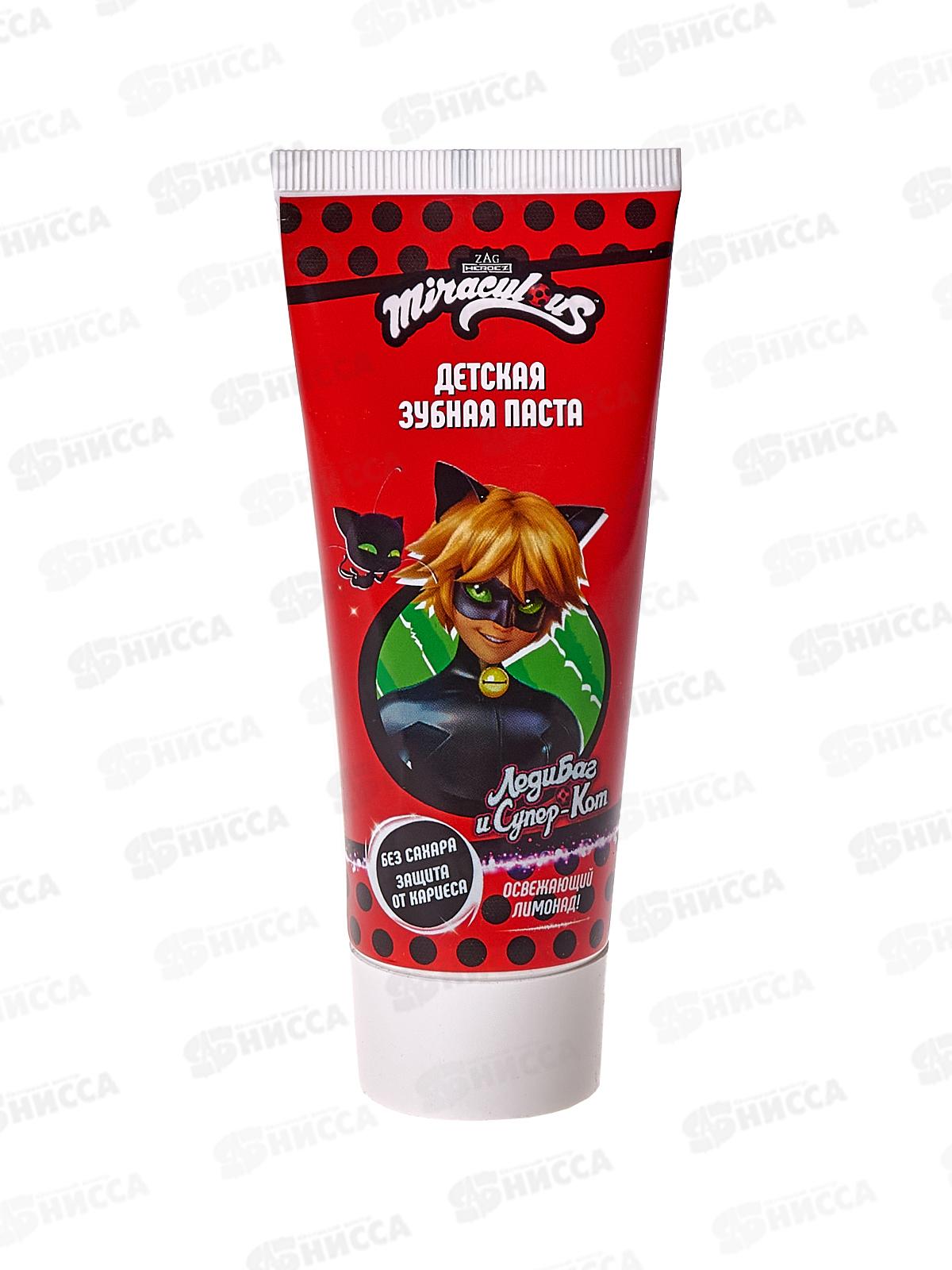 Miraculous Зубная паста 60г Супер Кот *12