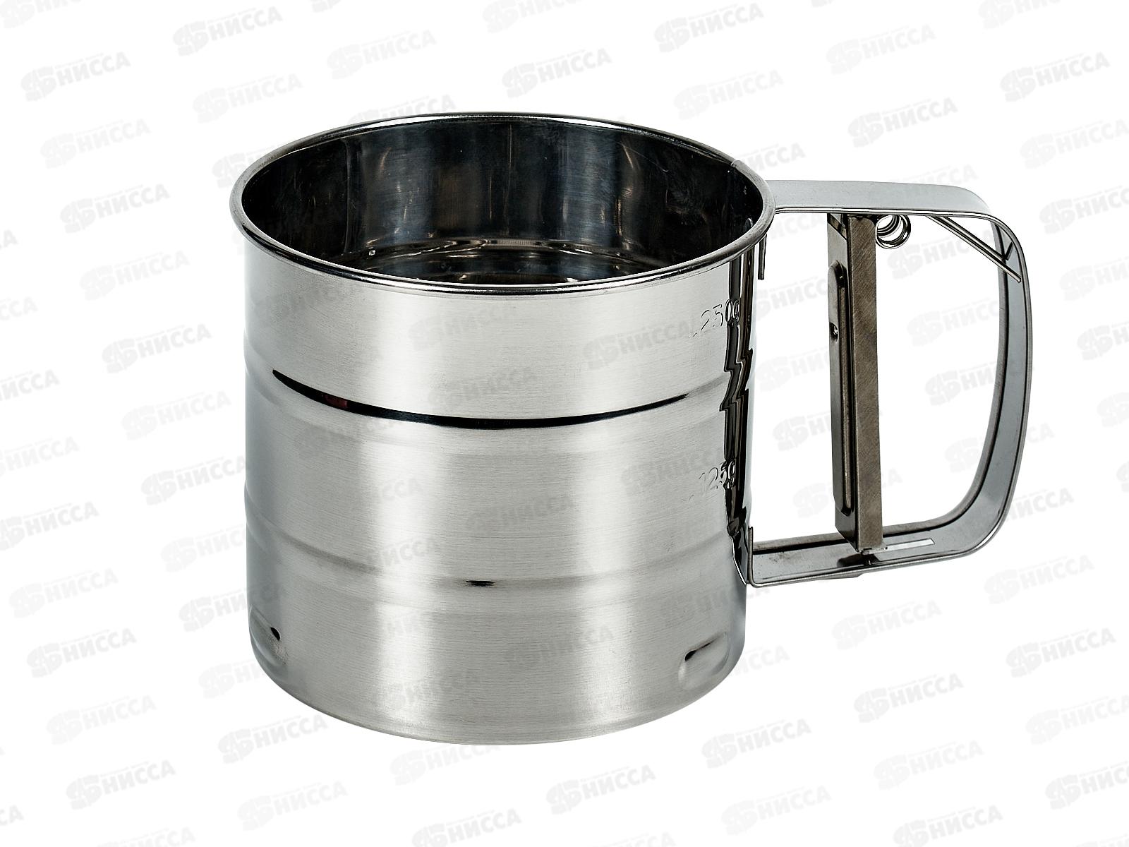 Кружка-сито для просеивания муки 550мл 40030 *12/120