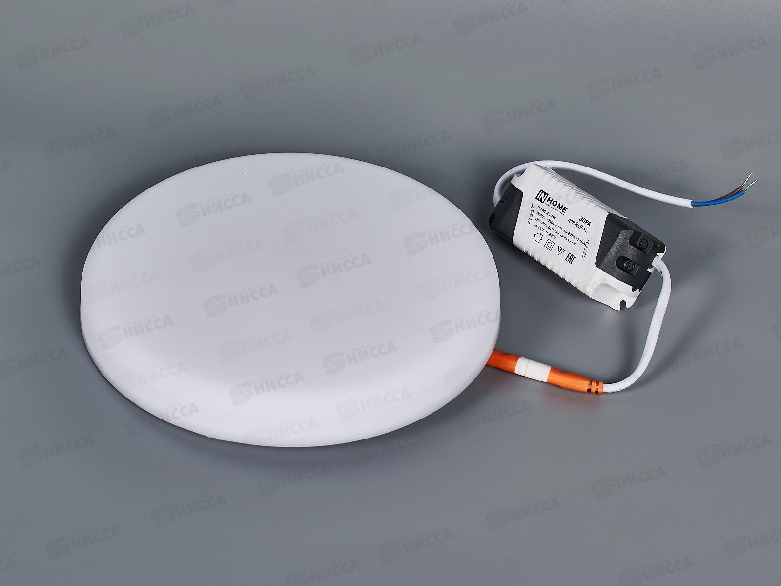 Панель светодиодная inHOME RLP-FL 24Вт 6500К 2160Лм с рег. безрамочная