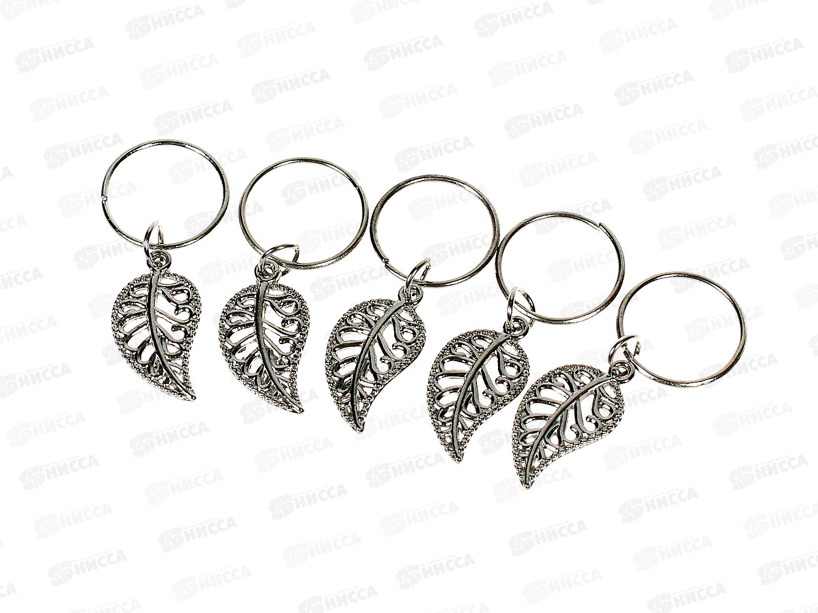 Кольцо для волос с подвеской №7772 (упак.5шт.)