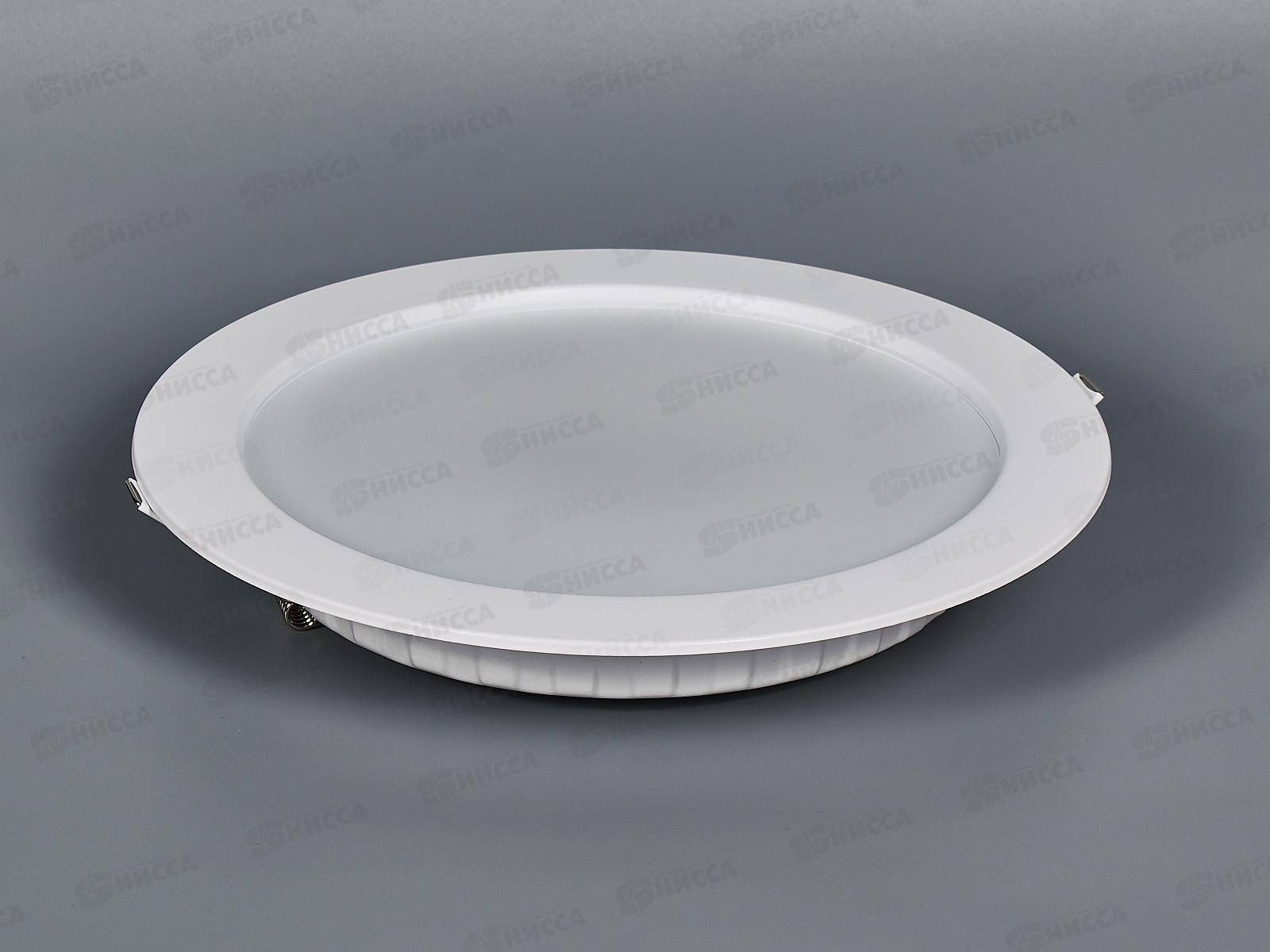 Панель светодиодная встраиваемая круглая RLP-VC 24Вт 4000К 1440Лм 220мм белая *30
