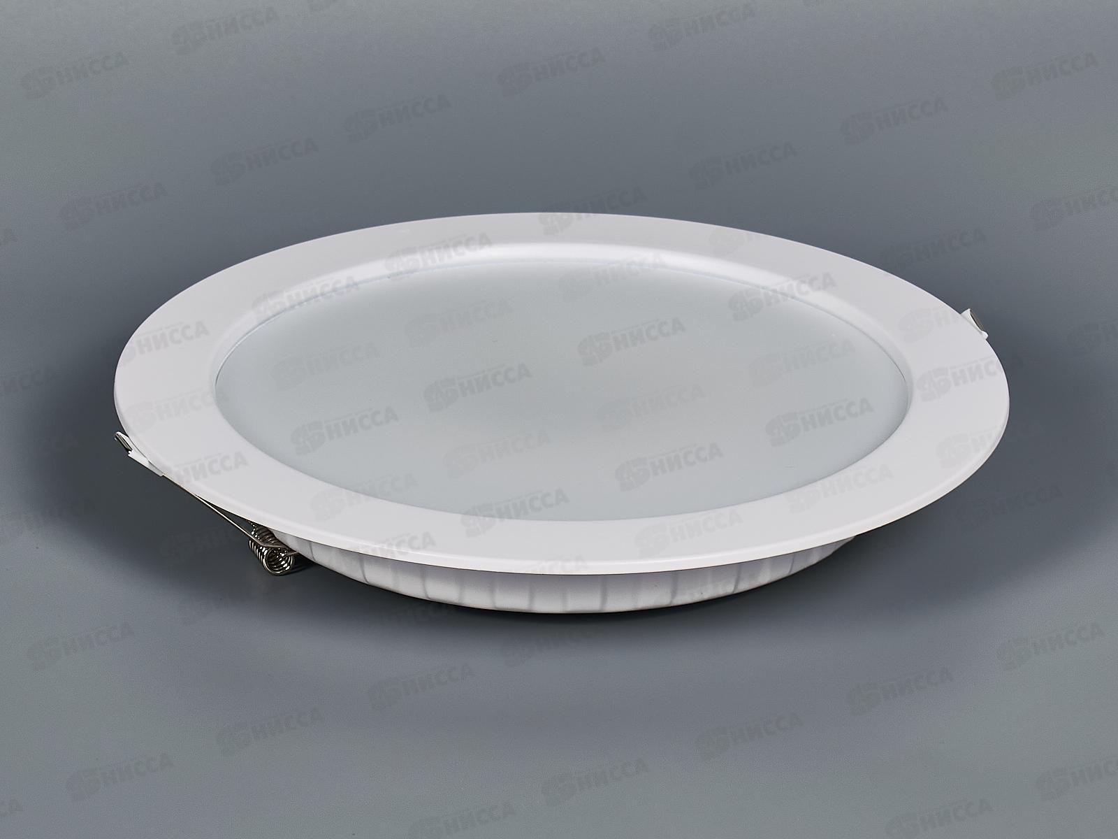 Панель светодиодная встраиваемая круглая RLP-VC 24Вт 6500К 1920Лм 220мм белая *30