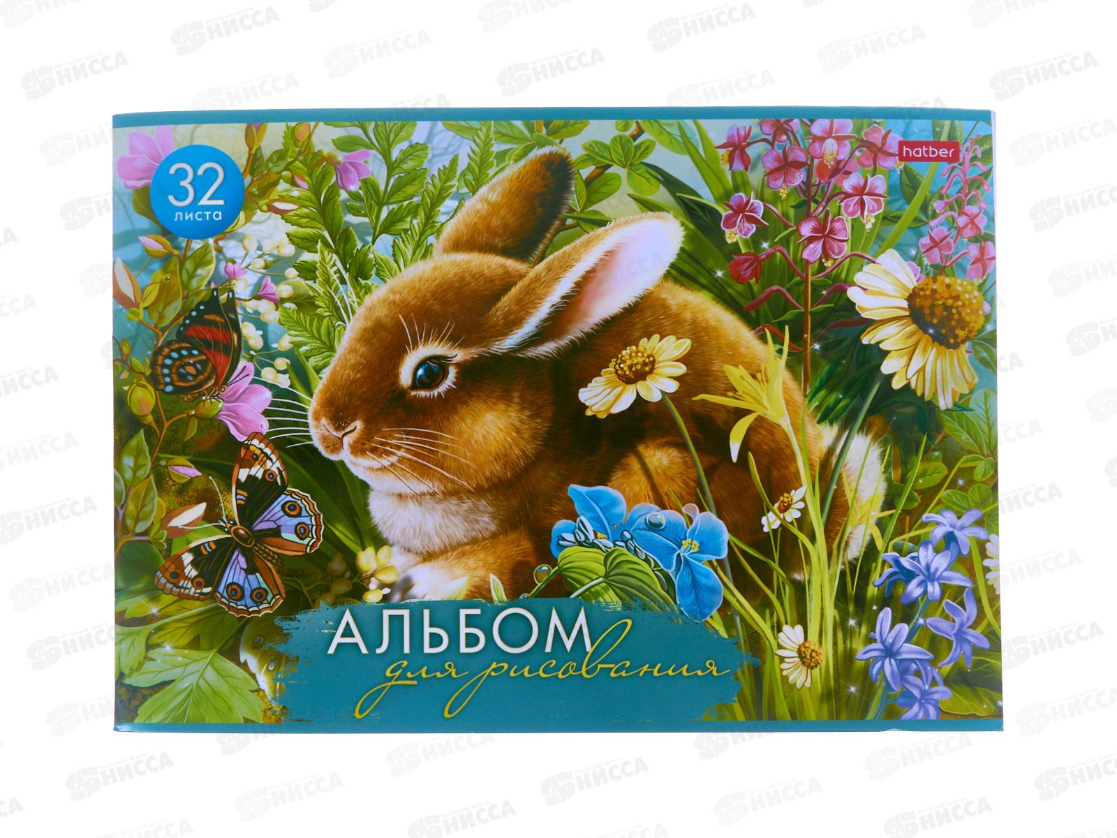 Альбом для рисования 32л Hatber Давай дружить,062537*9/45