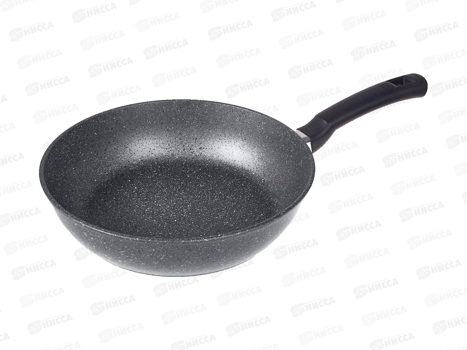 Сковорода SA-F-05-28 Каменная Gray 28см литая серая