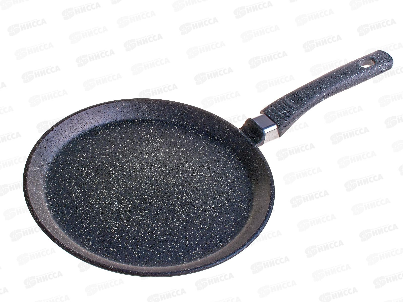 Сковорода блинная SA-FB-03-24 Каменная Gray 24см литая серая