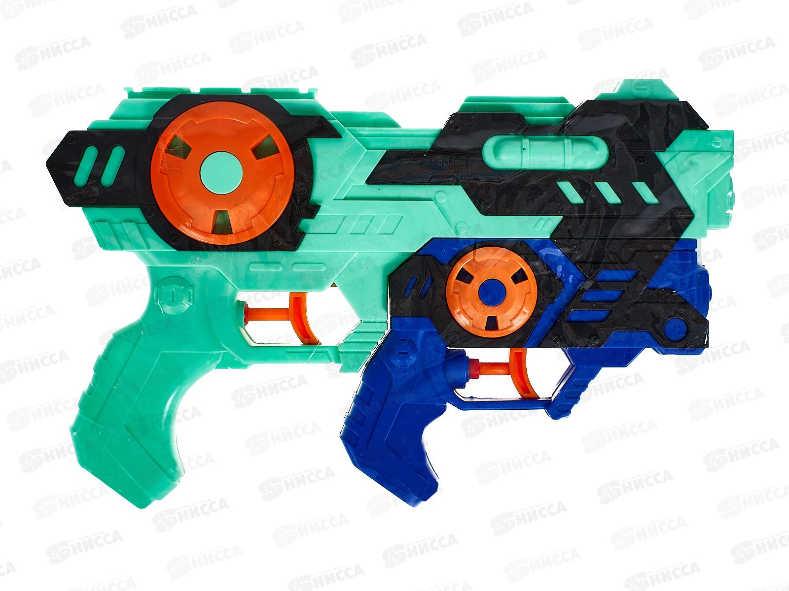 Пистолет водный "БрызгАй" 2в1 26см 565 395мл ТМ Коробейники в/п *12