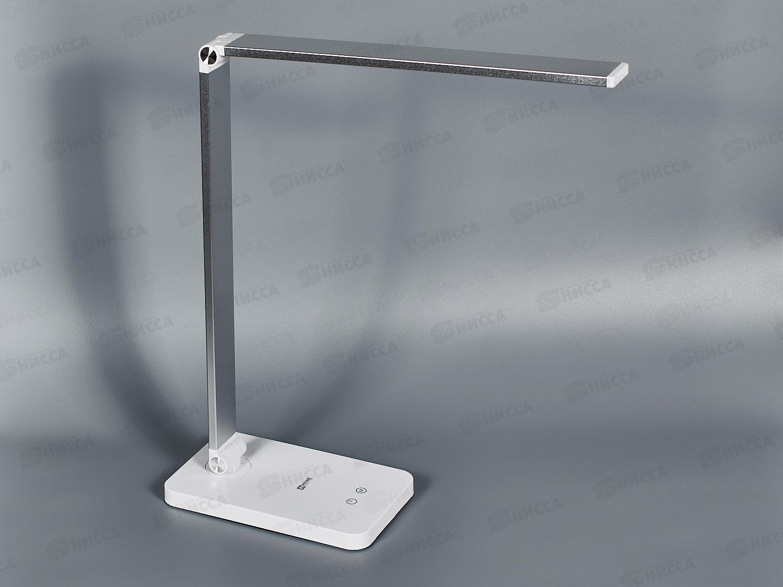 Лампа настольная светодиодная IN HOME ССО-14С 8Вт сенсор-адаптер серебро