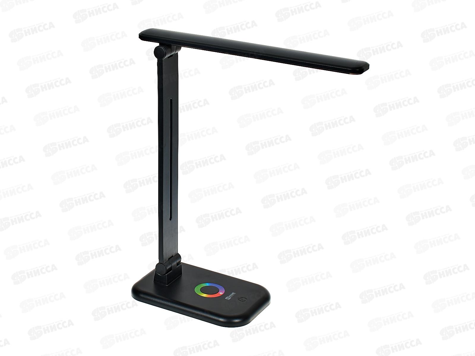 Лампа настольная светодиодная IN HOME ССО-20Ч 12Вт сенсор-адаптер черный