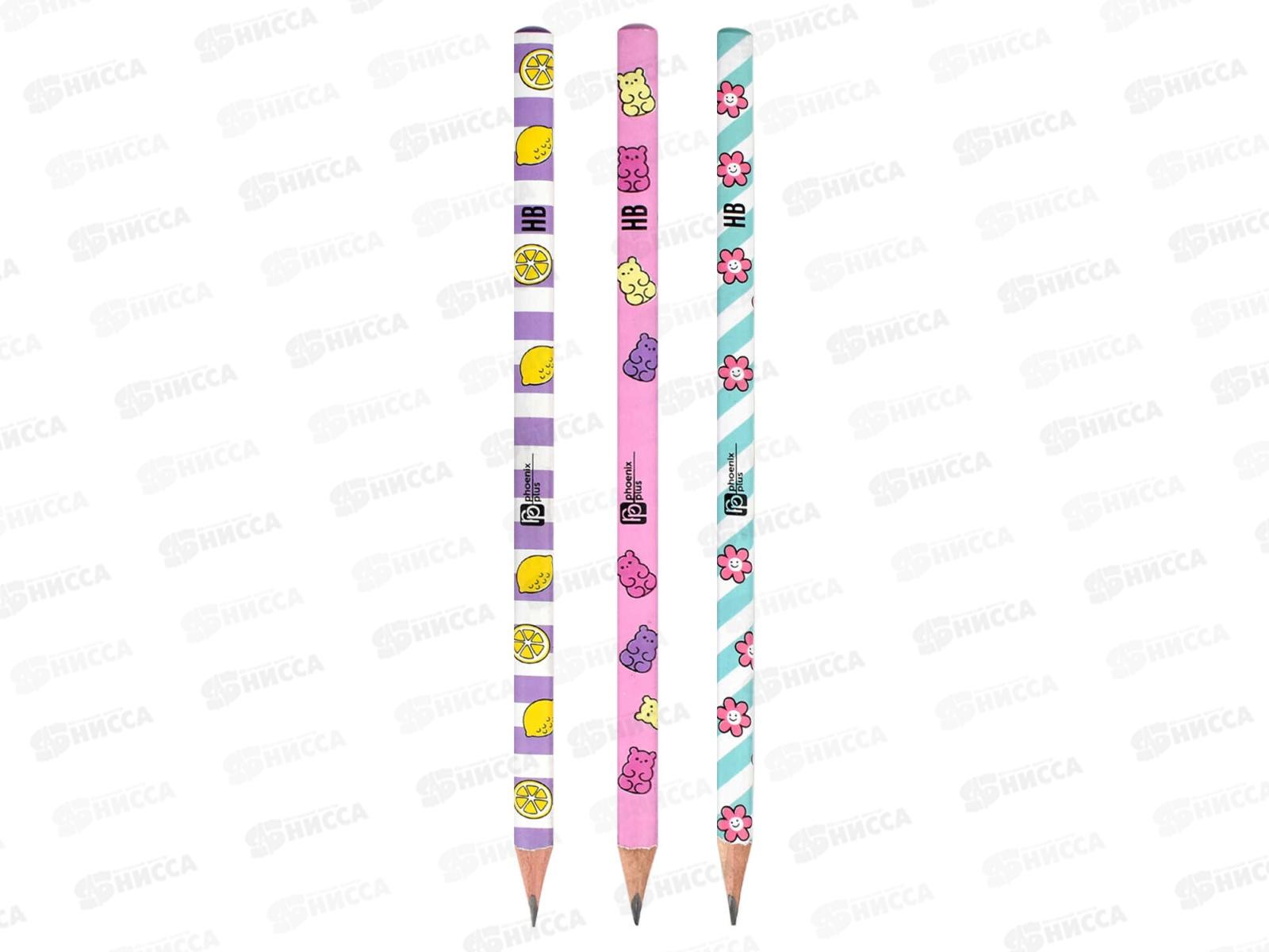 Карандаш чернографитный ФЕН Мармелад,63686*36