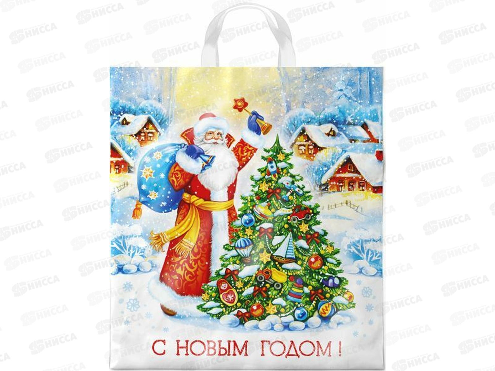 Пакет сумка  НГ 38*42 Волшебный момент *25/500