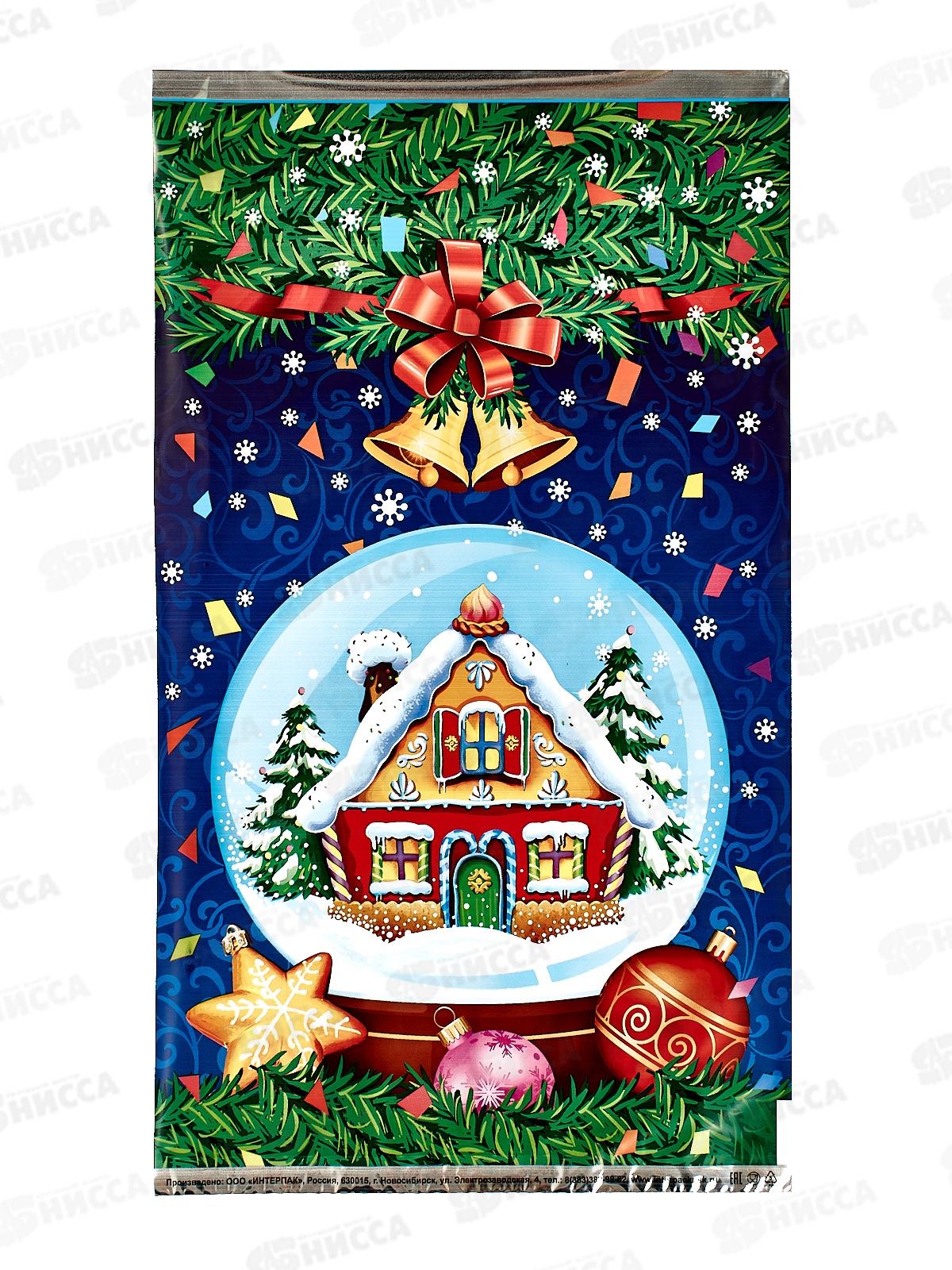 Пакет подарочный 20*35 Снежный шар ВОРР пр20 *100/2000