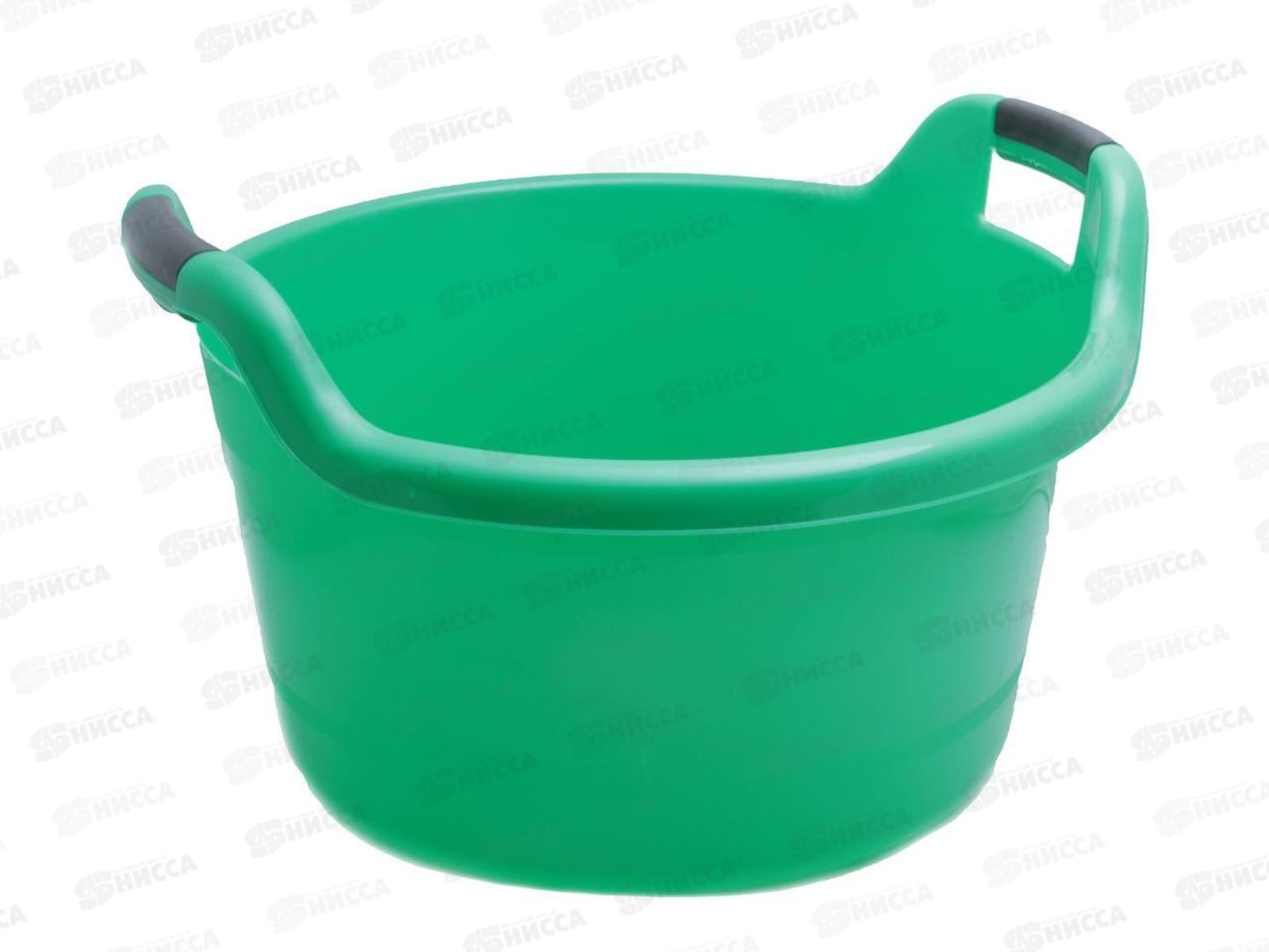 Таз  30л с ручками салатовый ИНТ *10