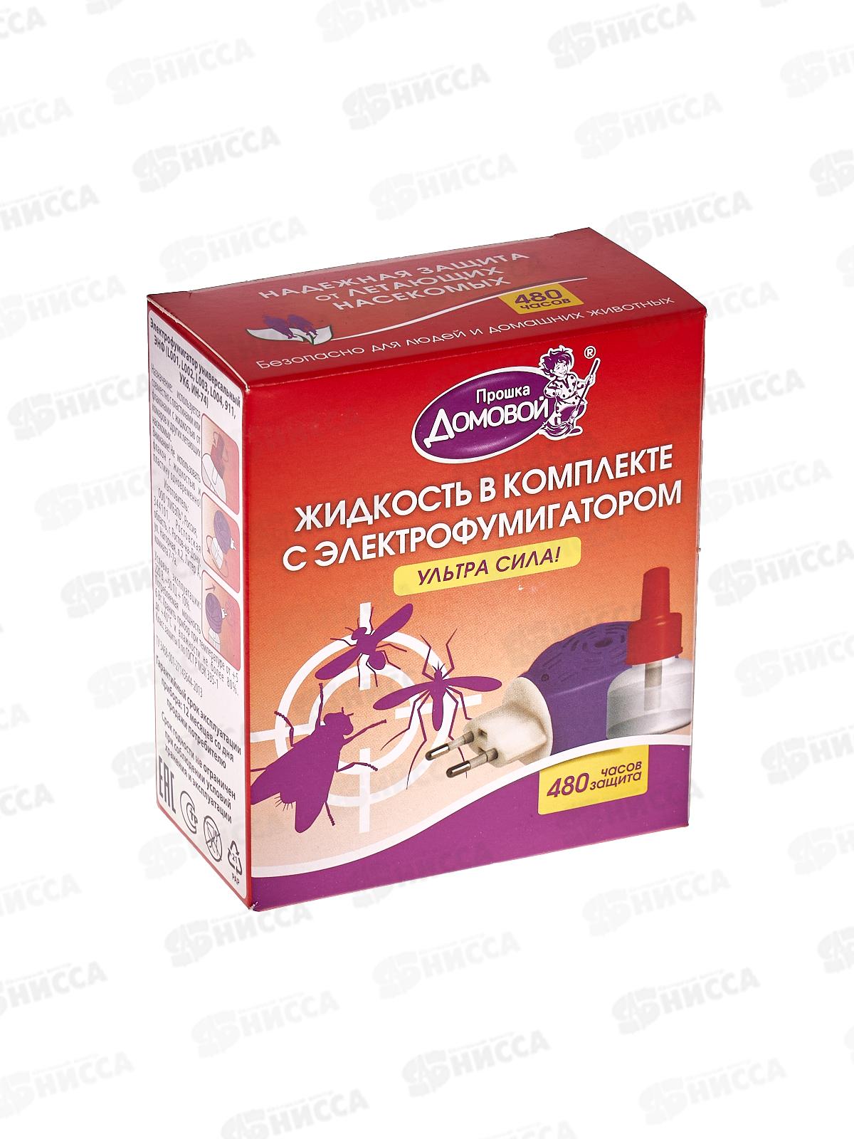 ДОМОВОЙ Комплект жидкость Ультра сила 60ночей+фумигатор *24