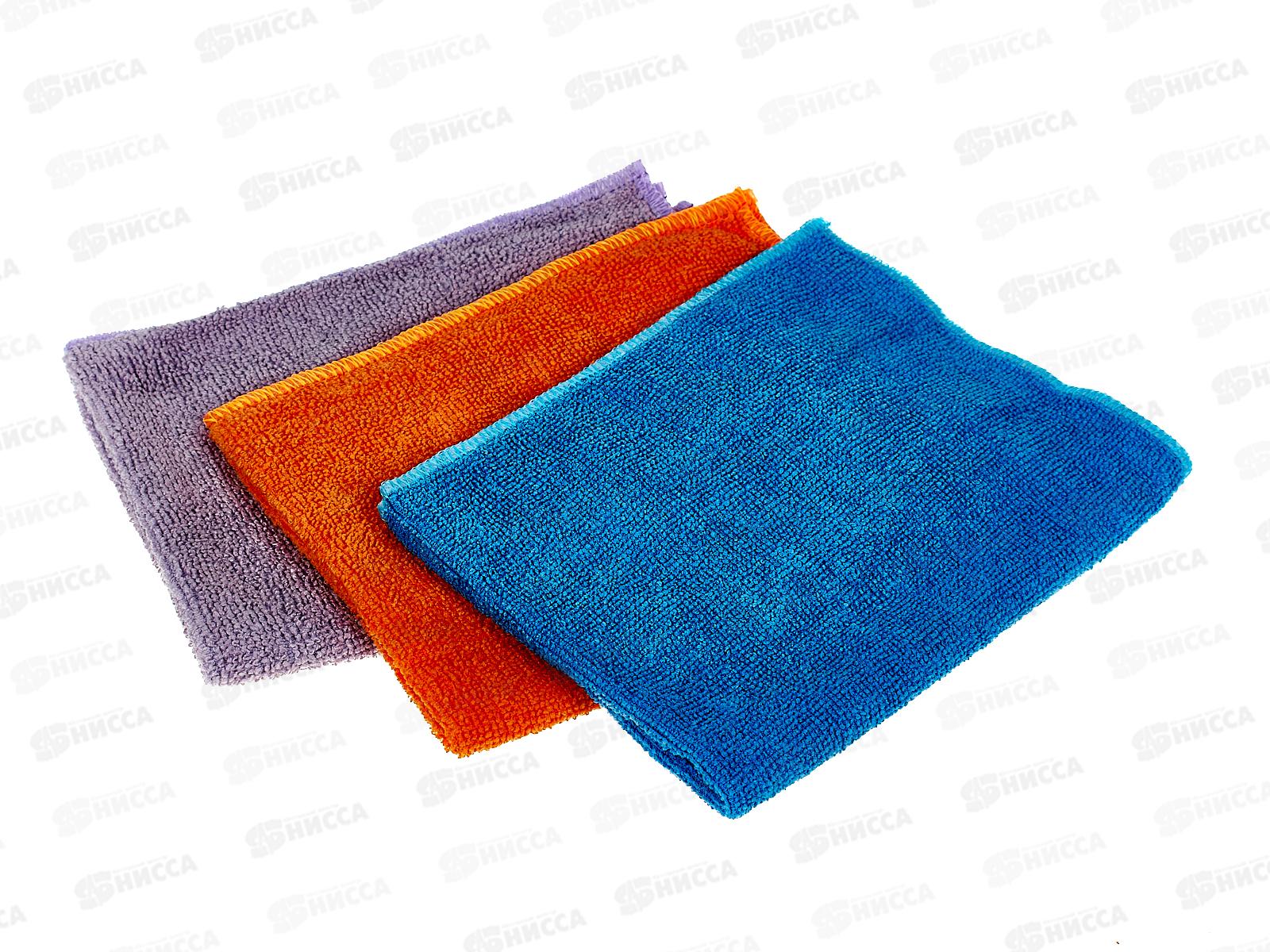 Микрофибра полотенца Эконом smart 30*40 3шт N3 72959 *18