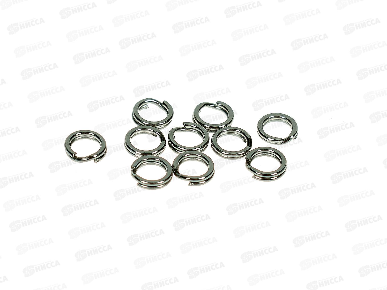 Заводное кольцо Namazu RING-A, цв. Cr, p.10(d=4.3мм) test-3,5кг (10шт)