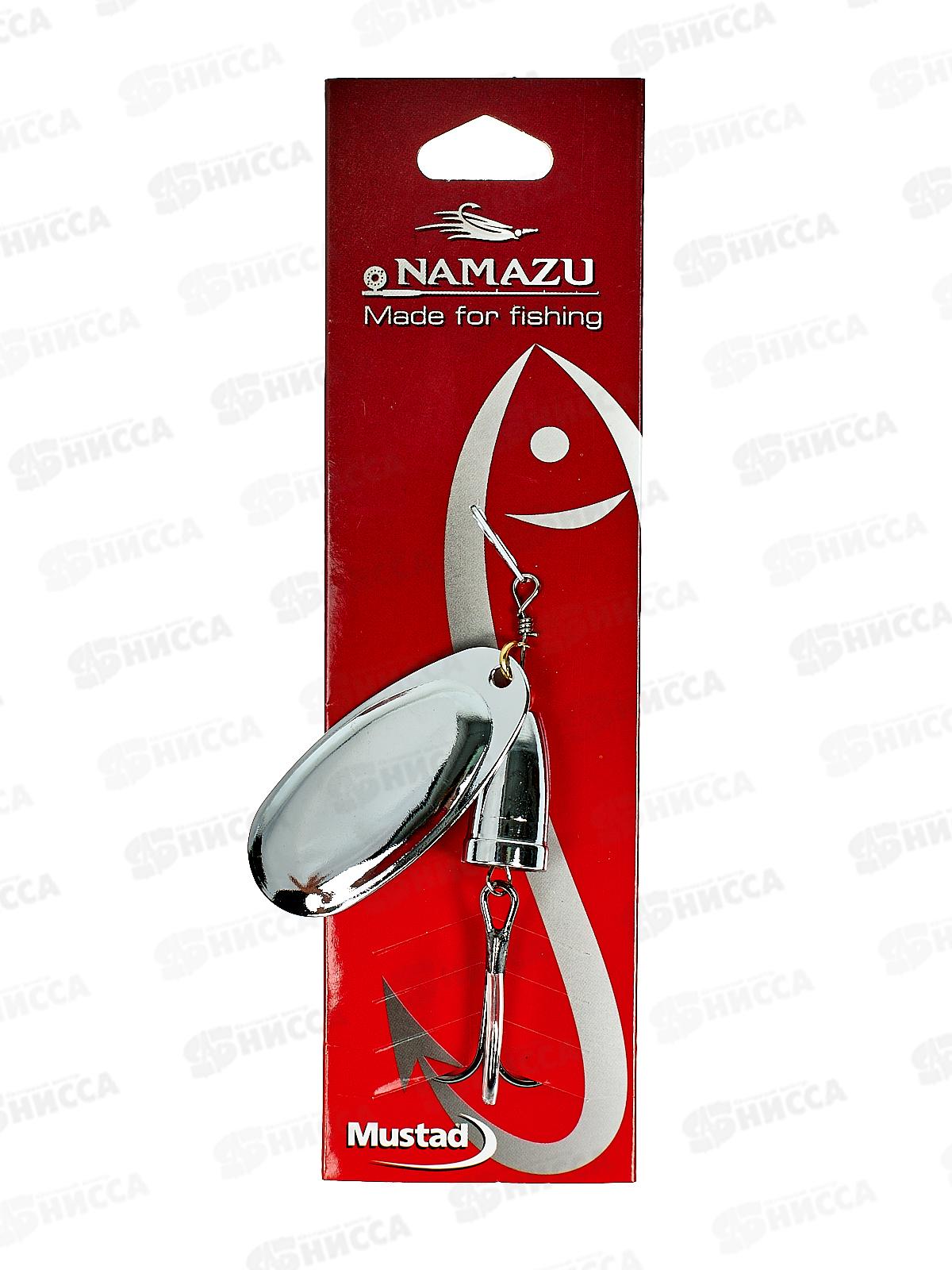 Блесна вращ. Namazu Lothar, вес 15г, цвет 01 (серебро) N-L15-01