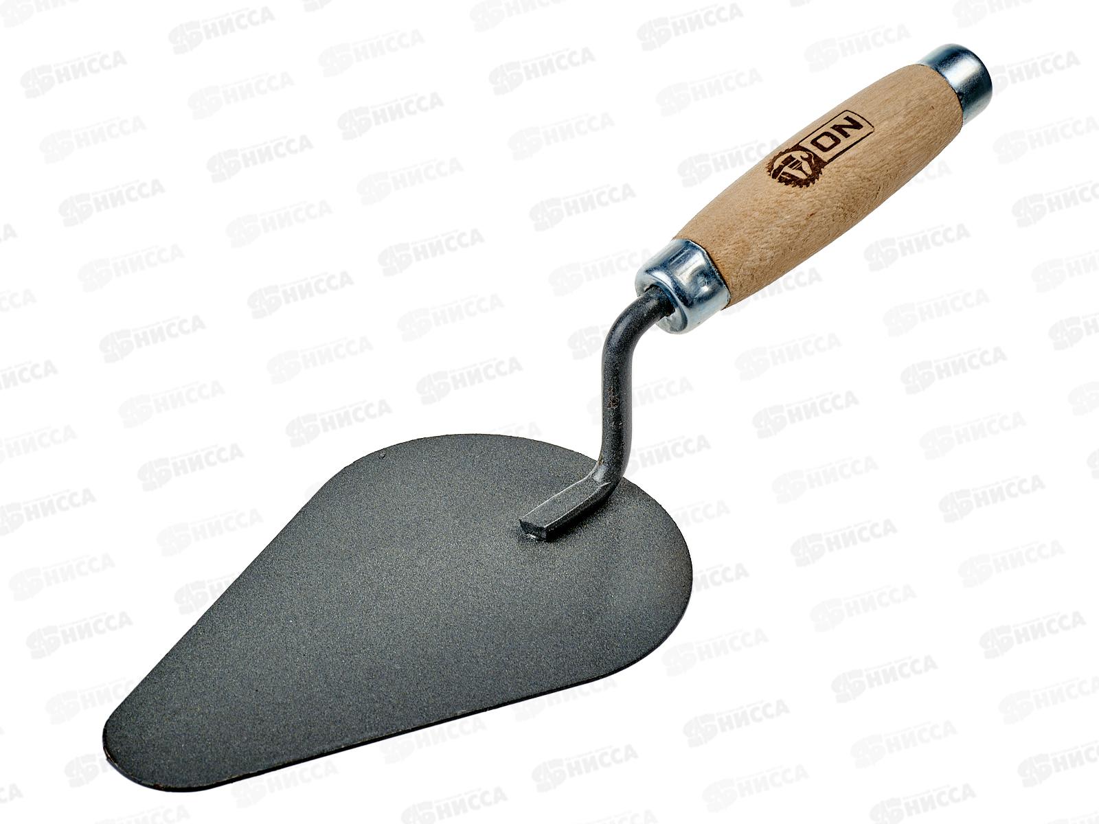 ON Кельма печника (овал), порошковая покраска, усиленная деревянная ручка, металлический колпачок, 320*105мм ON, 02-14-101   *50