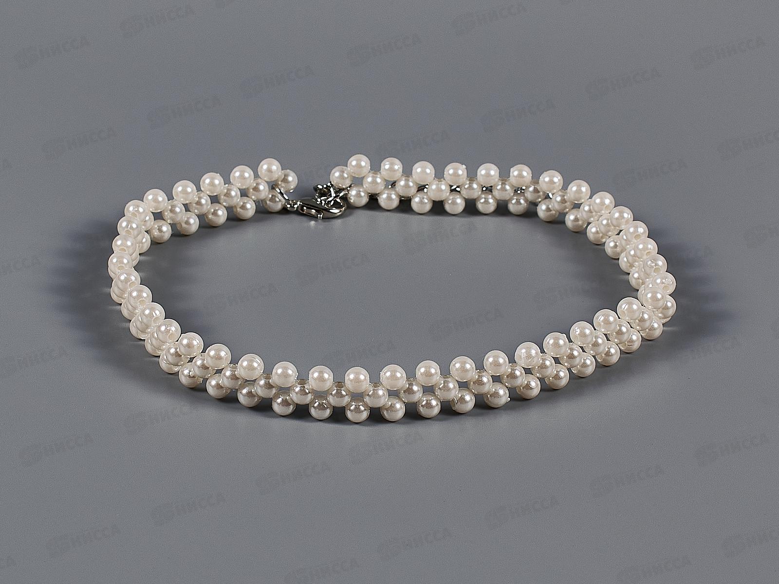 Чокер под жемчуг 3нити  №8224