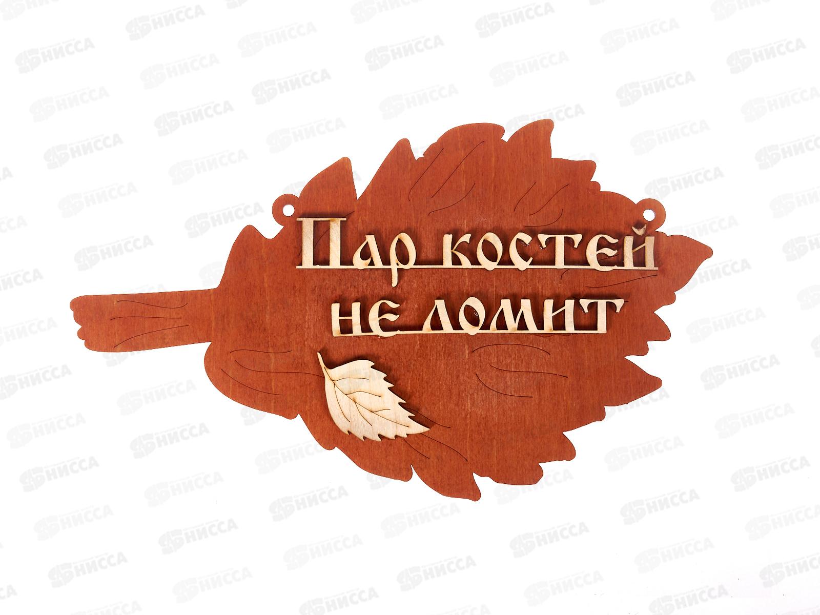 Табличка банная малая &quotПар костей не ломит &quot МТБ-24