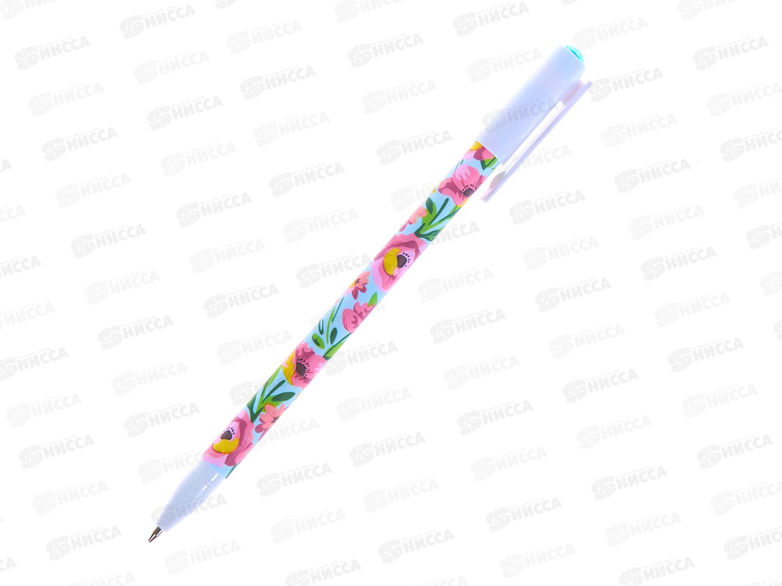 Ручка шариковая  Hatber Flora асс.,069853 *12