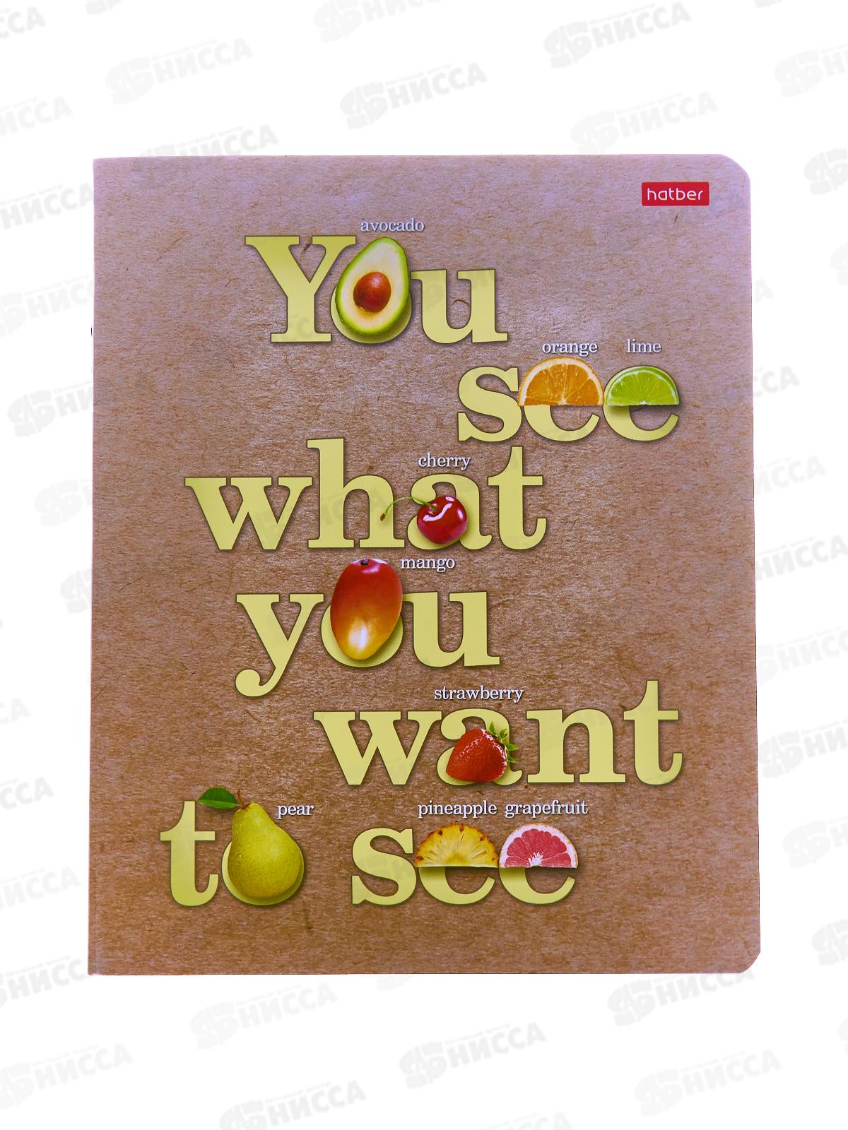 Тетрадь 48листов клетка Hatber Ты видишь 080216*5/100