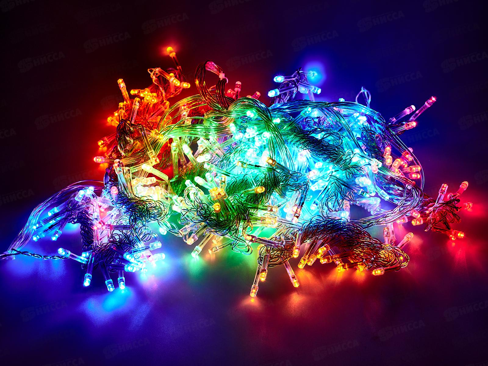 Гирлянда ЗАНАВЕС 1,5*2,5м 360 LED мульти 131-030