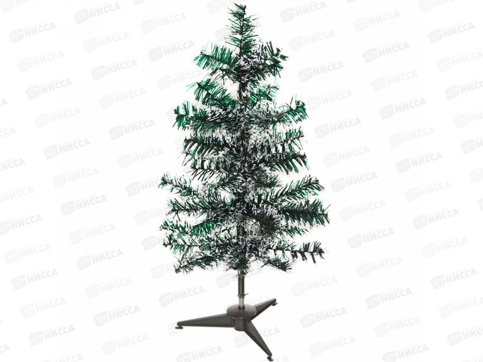 Ель 50см "Метелица" ПВХ белый иней 50 веток 200-120