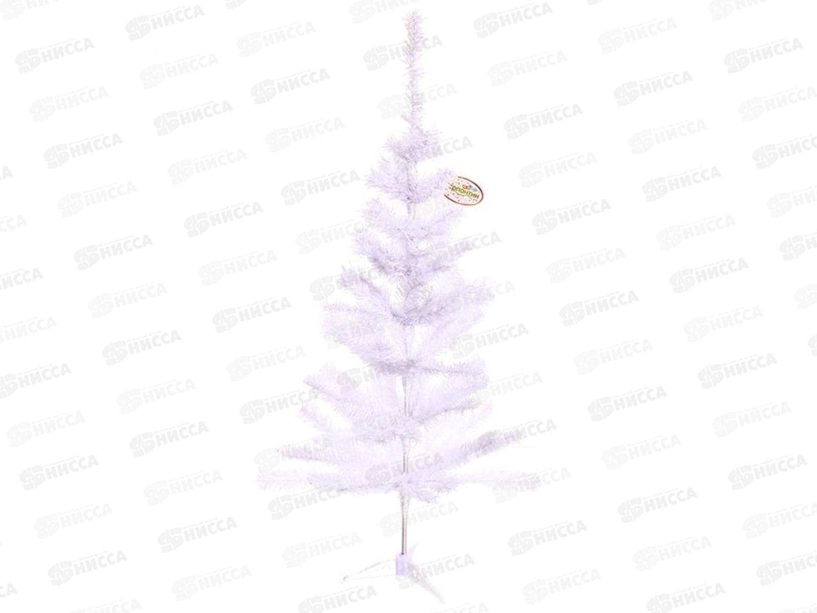 Ель 90см Снежинка пвх белый 90 веток 184-747