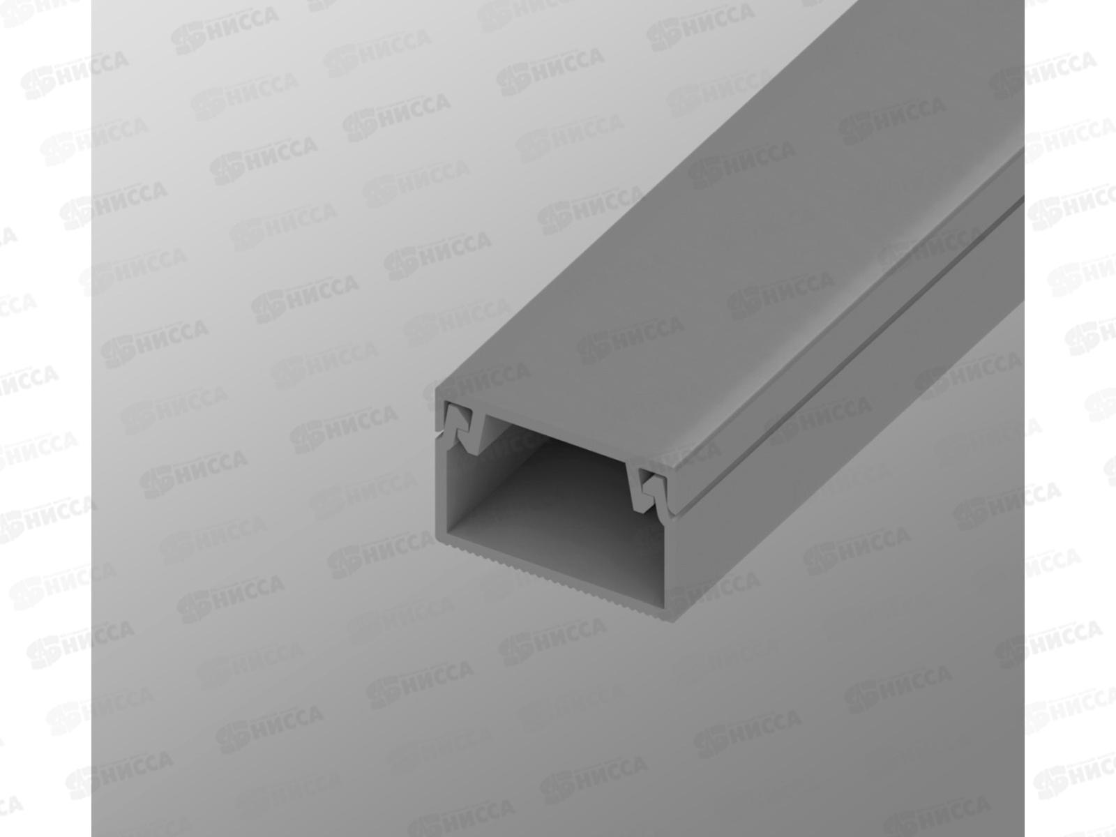 Кабель-канал AGIS Profile ПВХ  15*10мм  2м серый *25