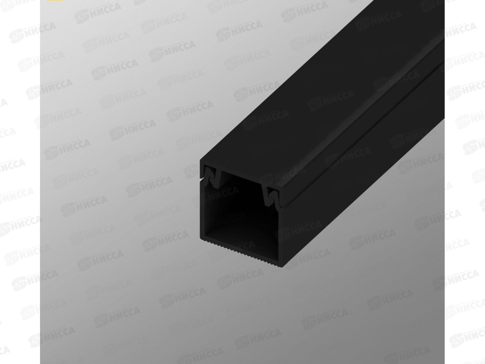 Кабель-канал AGIS Profile ПВХ  12*12мм  2м черный *25