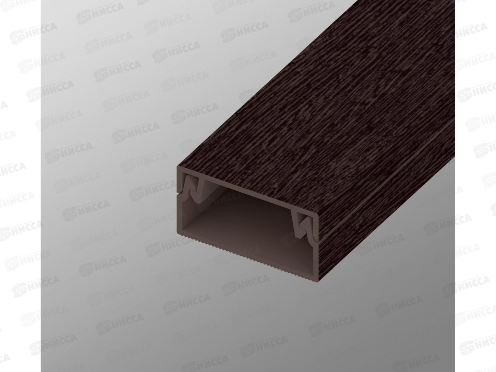 Кабель-канал AGIS Profile ПВХ  20*10мм  2м венге 3D *48