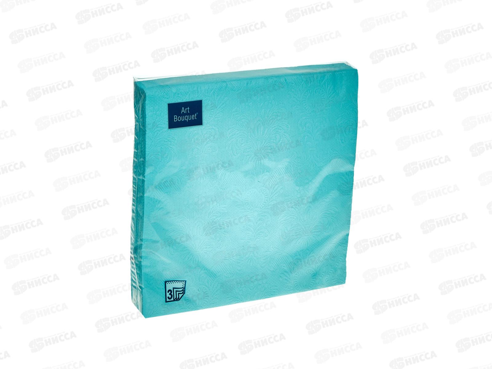 Салфетки 3 слойные 16 листов 33*33 Art Bouquet Барокко Тиффани,37562*12