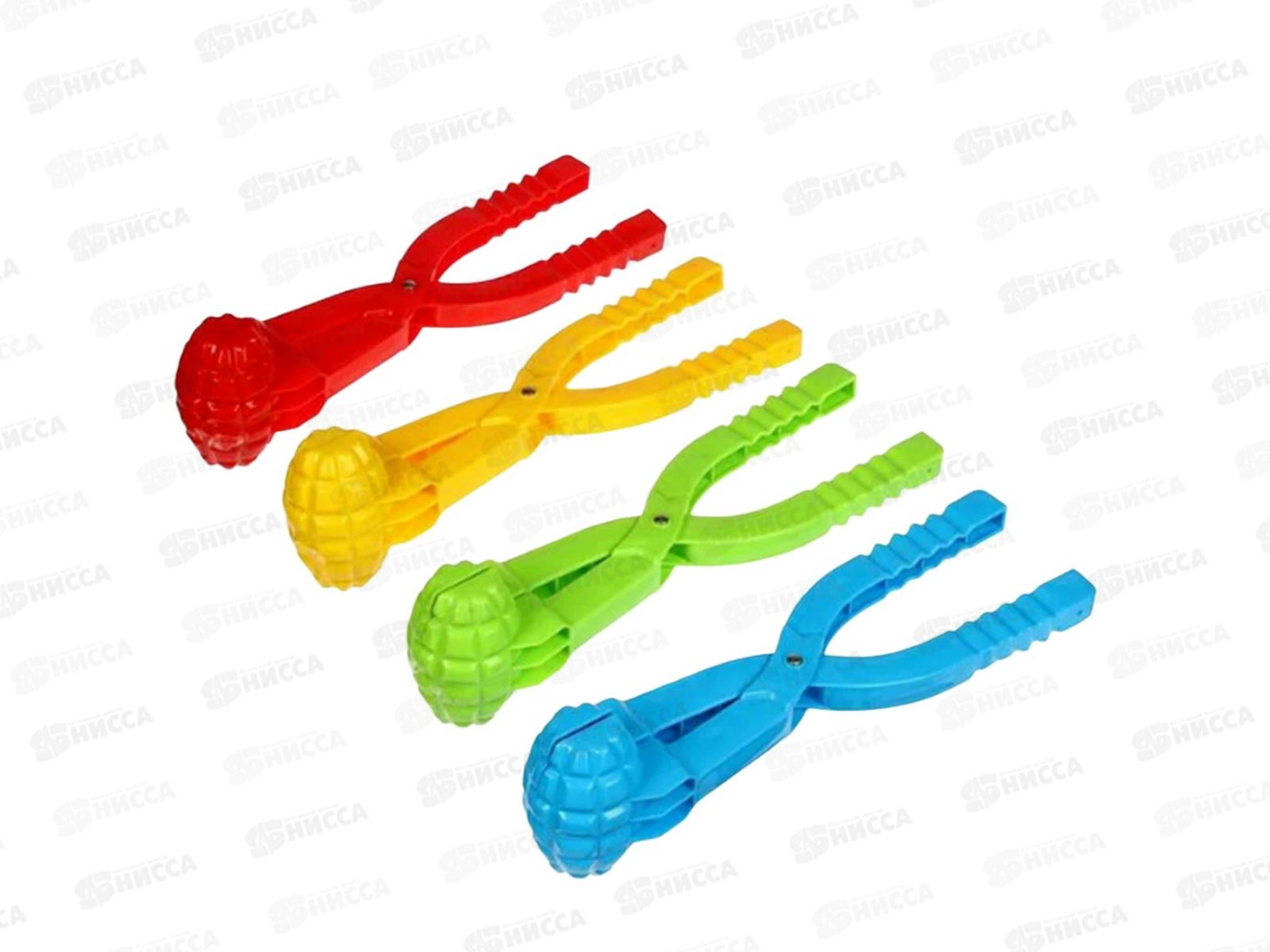 Форма для снега (снежколеп) &quotГраната&quot СЛ-1557, (36см) микс, в сетке  *96