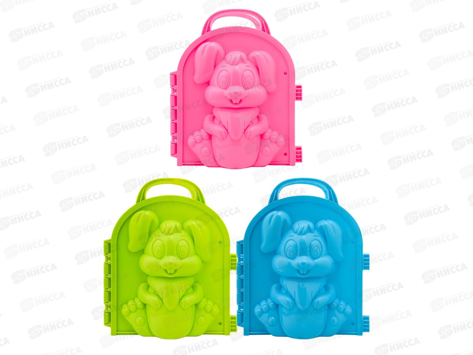 Форма для снега (снежколеп) &quotЗайчик&quot СЛ-3892, (36см) микс, в сетке  *120